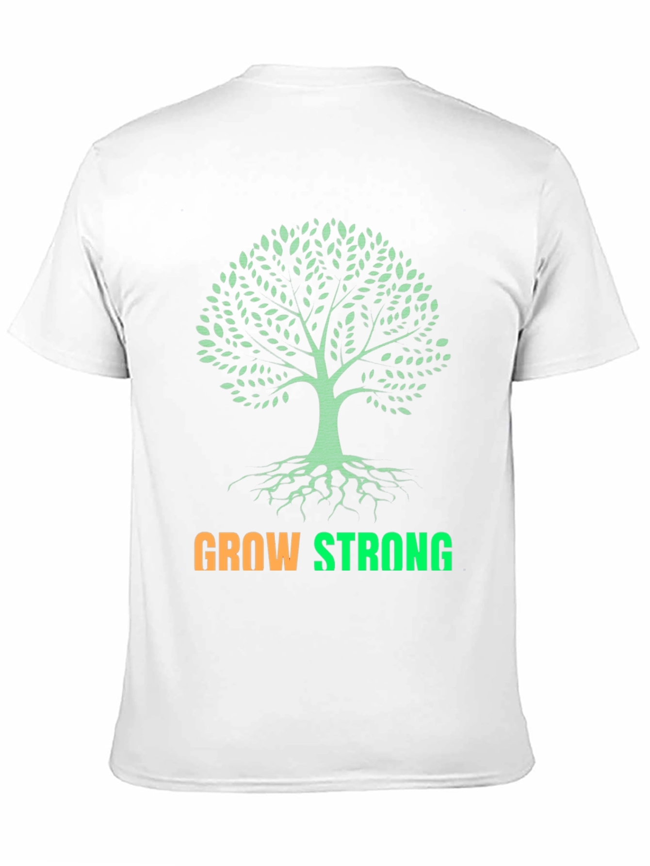 Grow Strong Tree Graphic T-Shirt