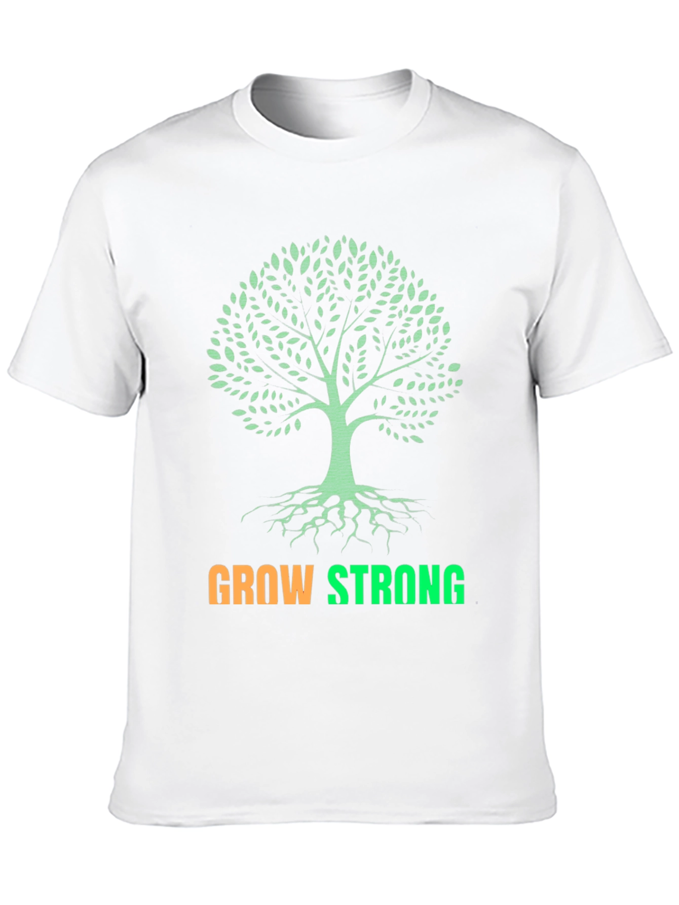 Grow Strong Tree Graphic T-Shirt