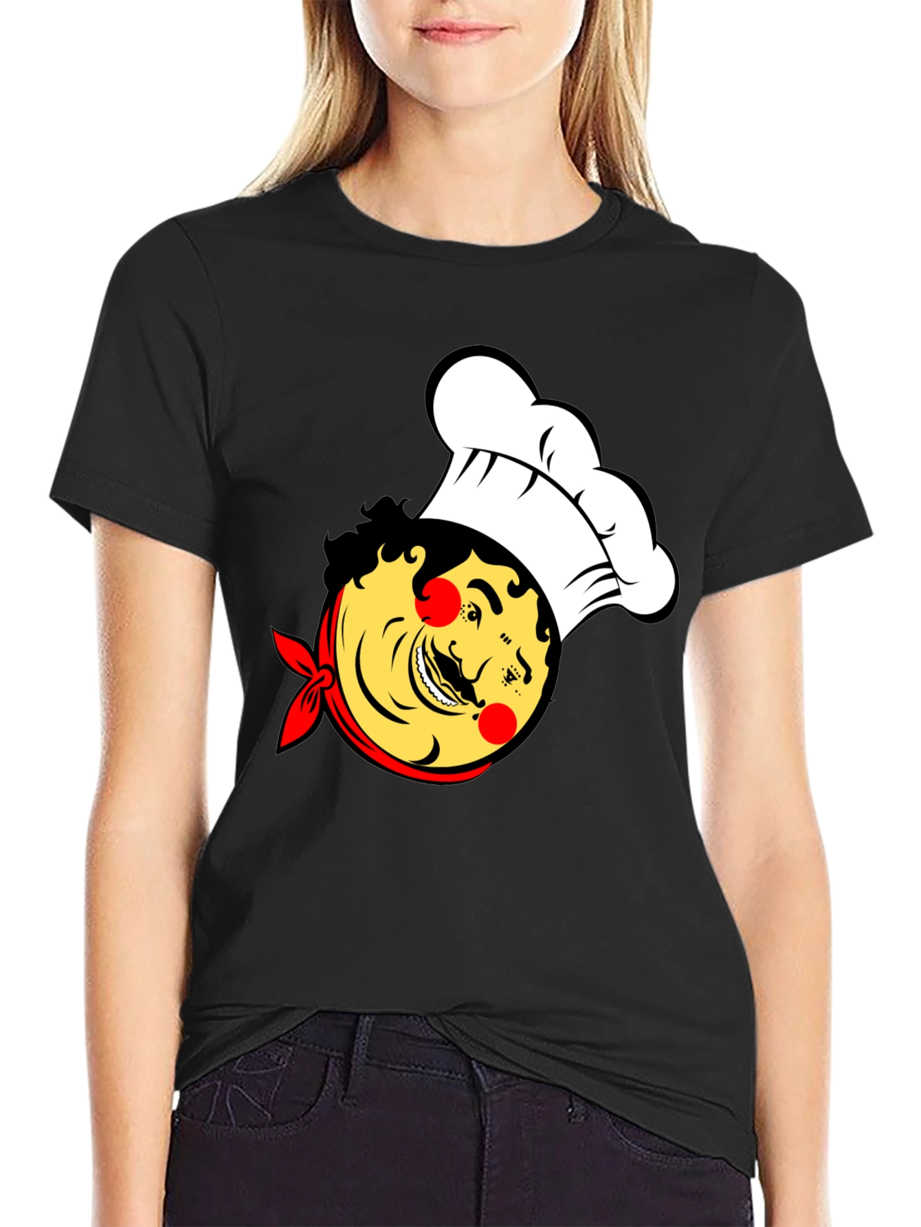 Chef Cartoon Graphic T-Shirt