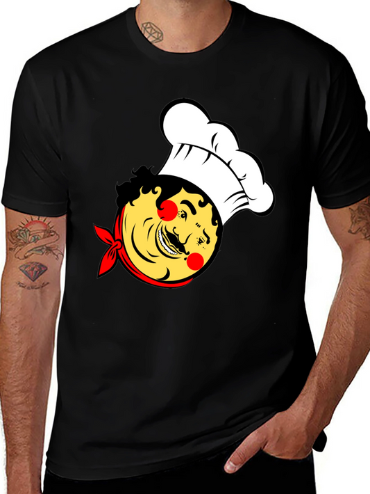 Chef Cartoon Graphic T-Shirt