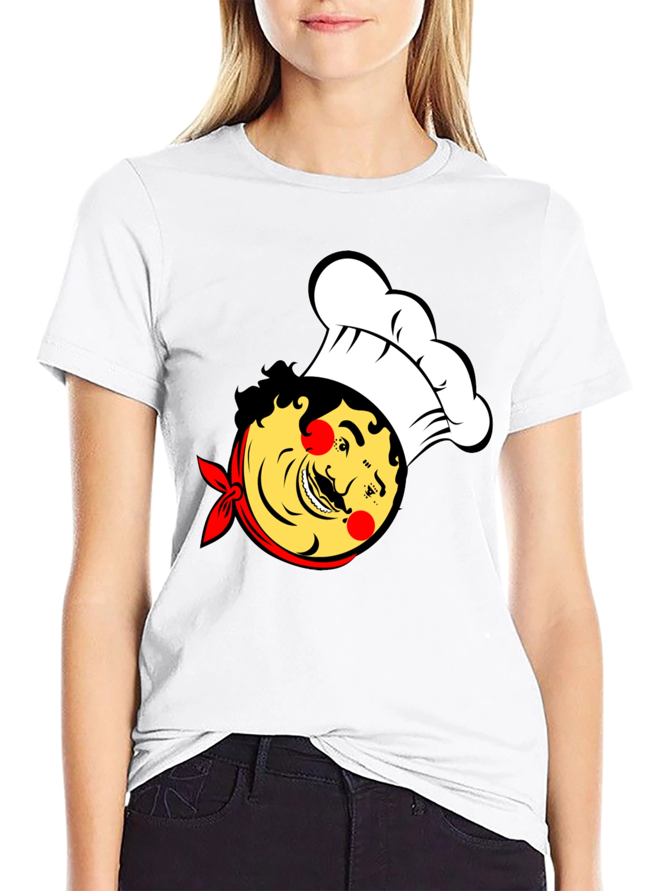 Chef Cartoon Graphic T-Shirt