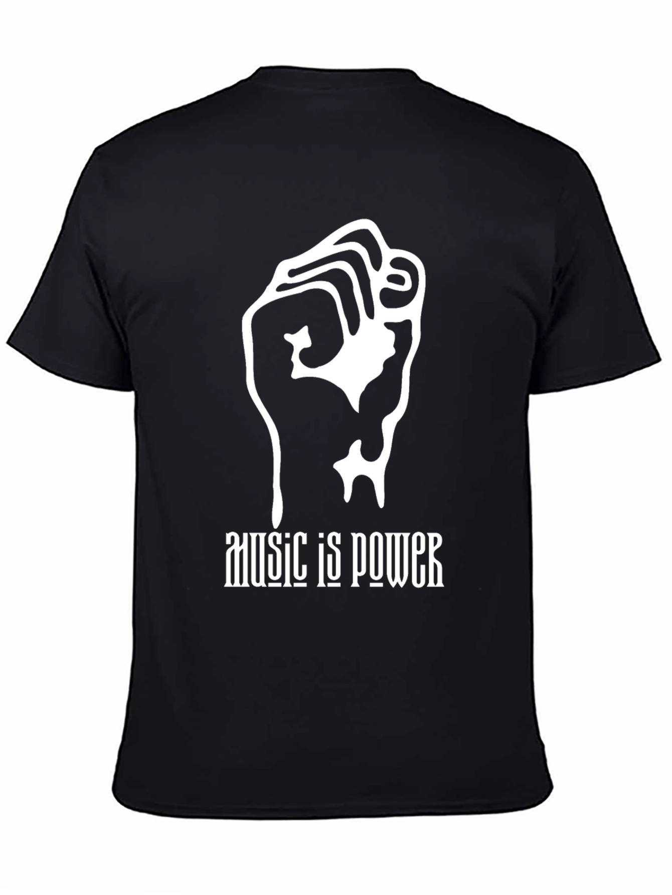 Music is Power Graphic T-Shirt