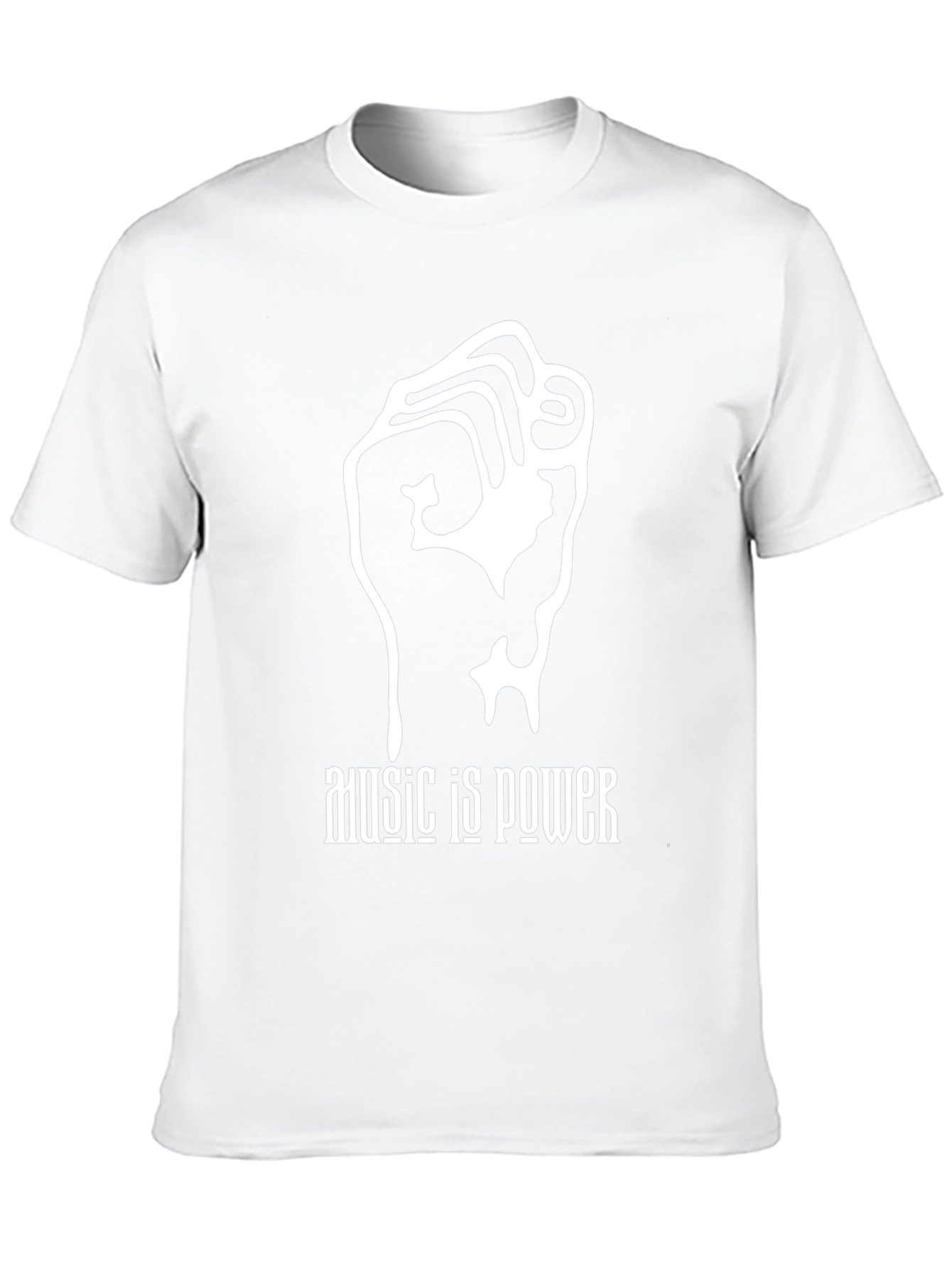 Music is Power Graphic T-Shirt