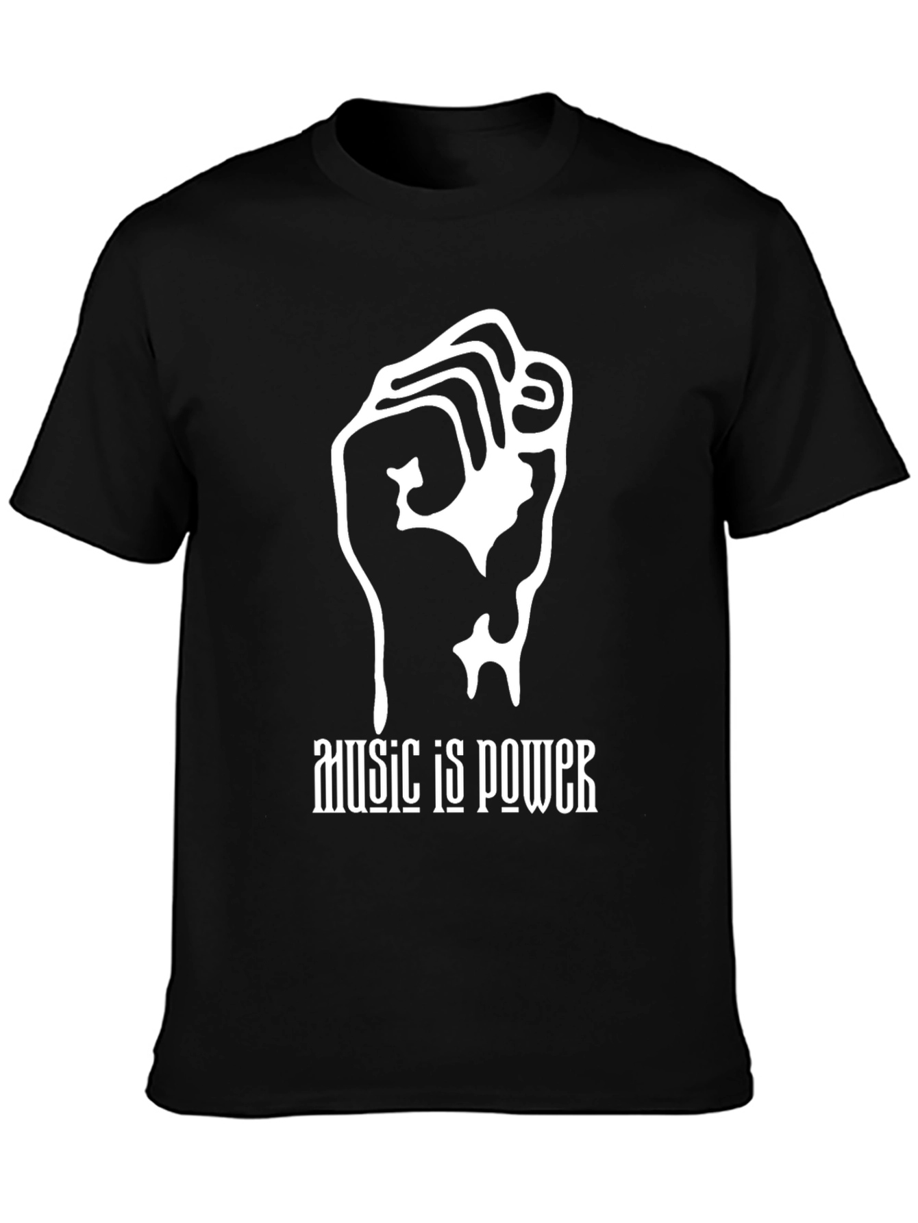 Music is Power Graphic T-Shirt
