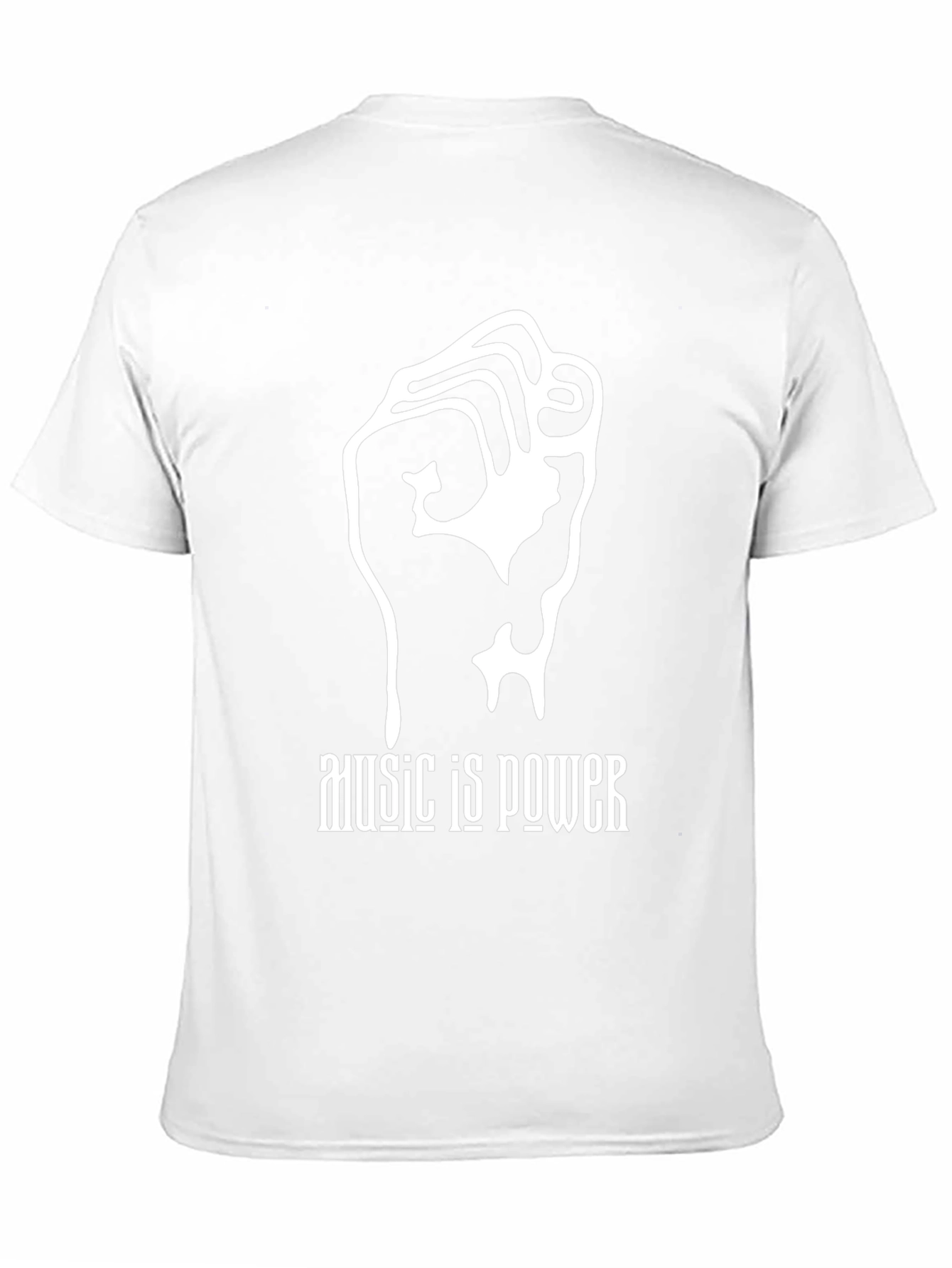 Music is Power Graphic T-Shirt