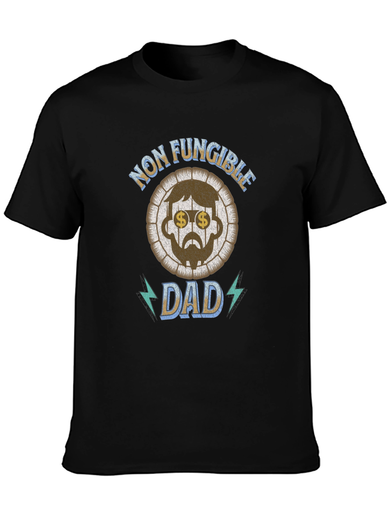 Non Fungible Dad Black T-Shirt