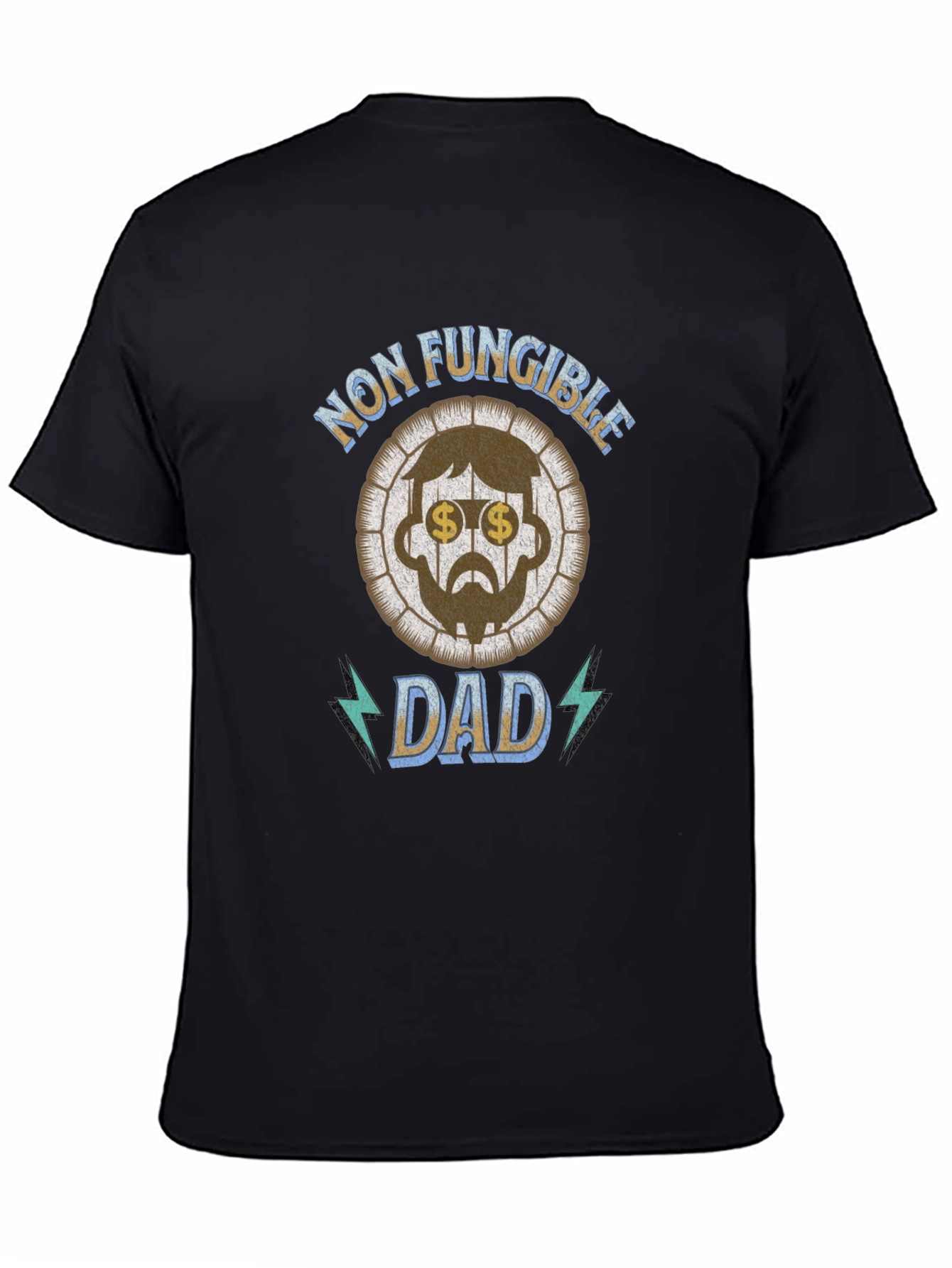Non Fungible Dad Black T-Shirt