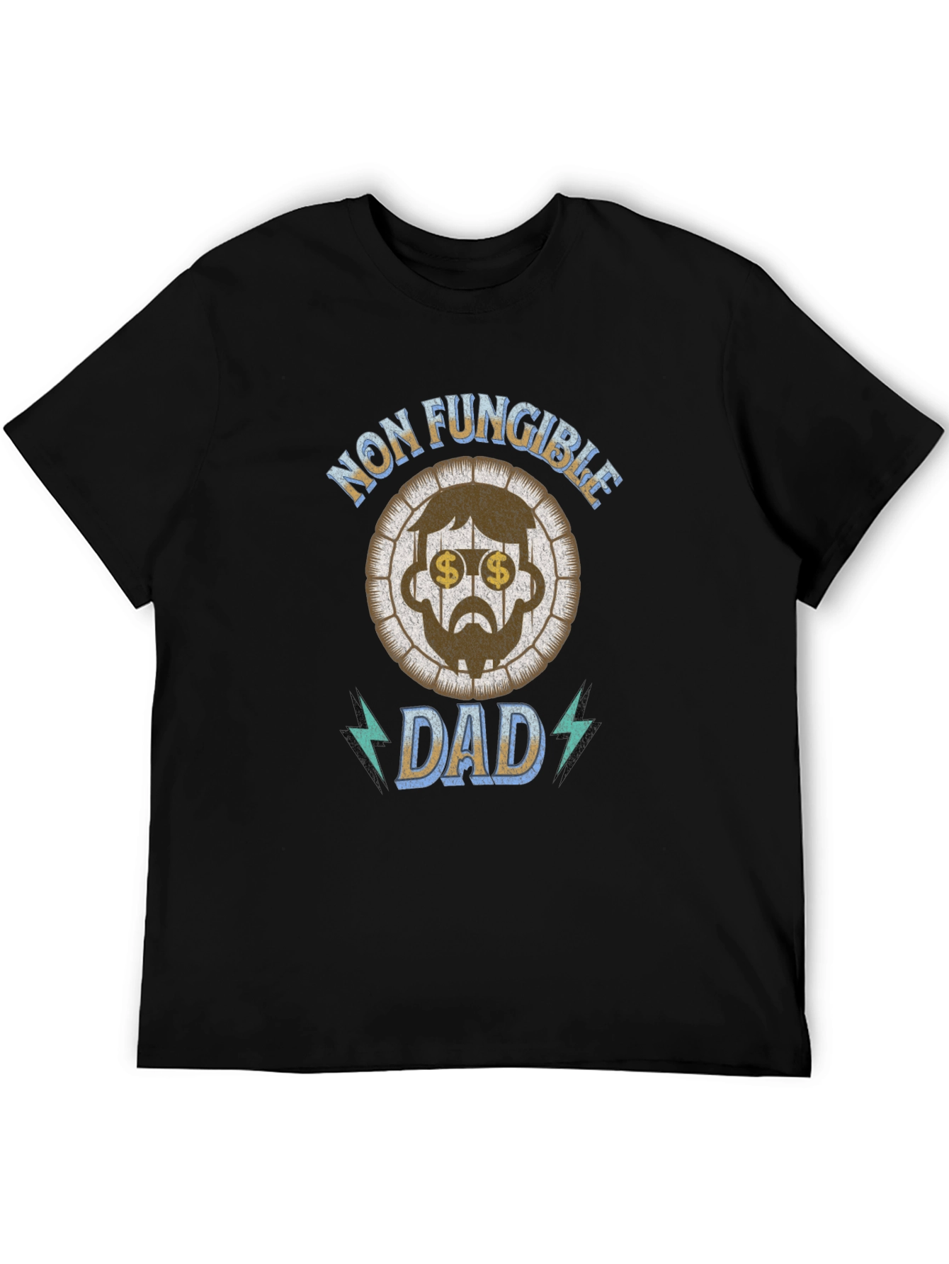 Non Fungible Dad Black T-Shirt
