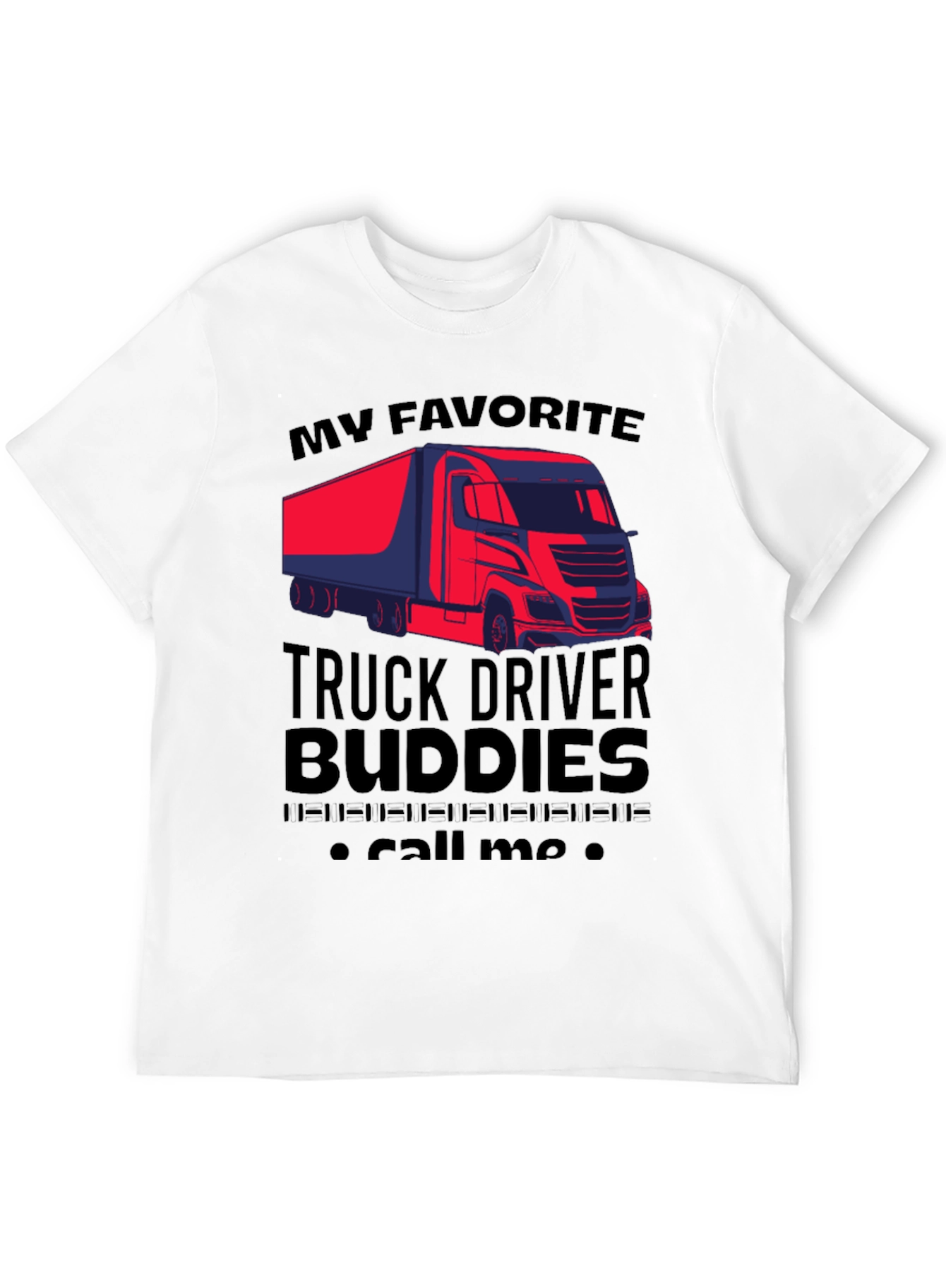 Truck Driver Buddies Graphic T-Shirt