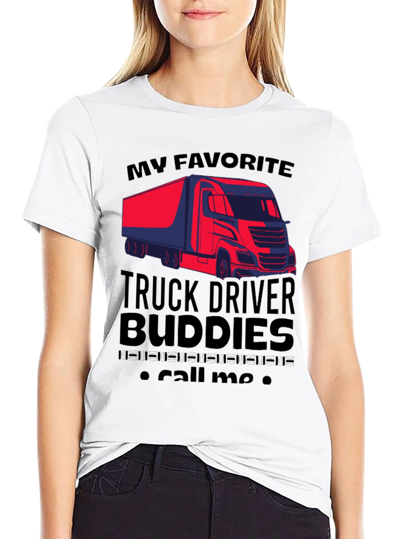 Truck Driver Buddies Graphic T-Shirt