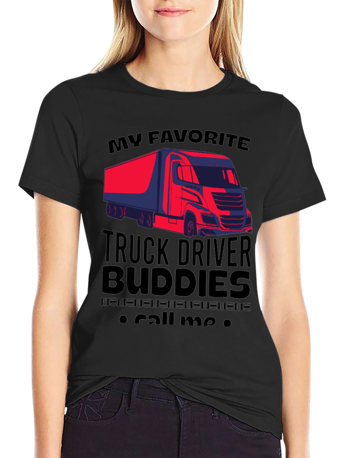 Truck Driver Buddies Graphic T-Shirt