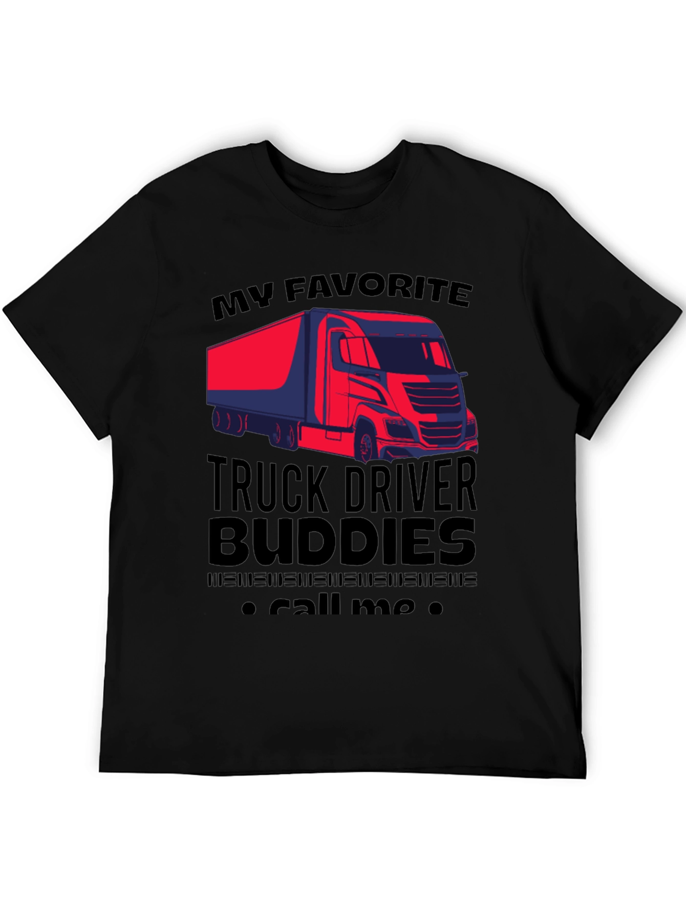 Truck Driver Buddies Graphic T-Shirt