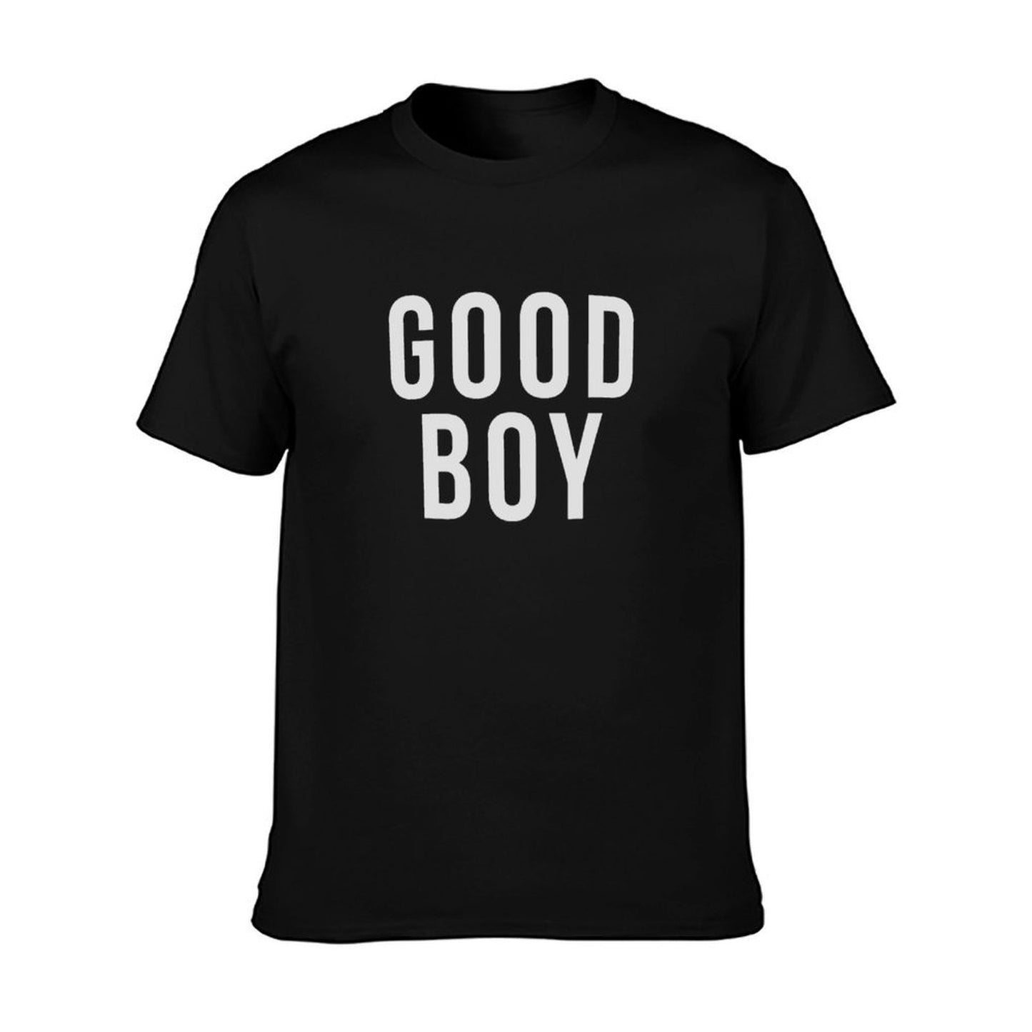 GOOD BOY Statement Graphic T-Shirt, Minimal Typography Streetwear Tee, Bold Attitude Cotton Short Sleeve Shirt, Everyday Casual Unisex Top
