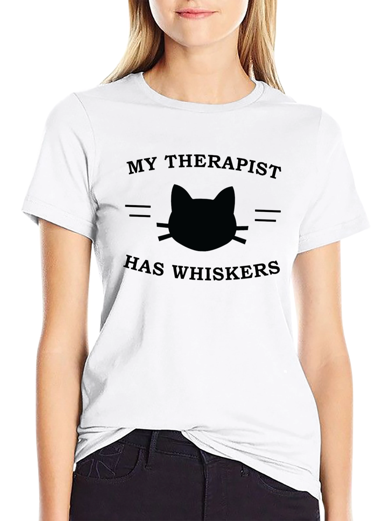 My Therapist Has Whiskers Cat T-Shirt