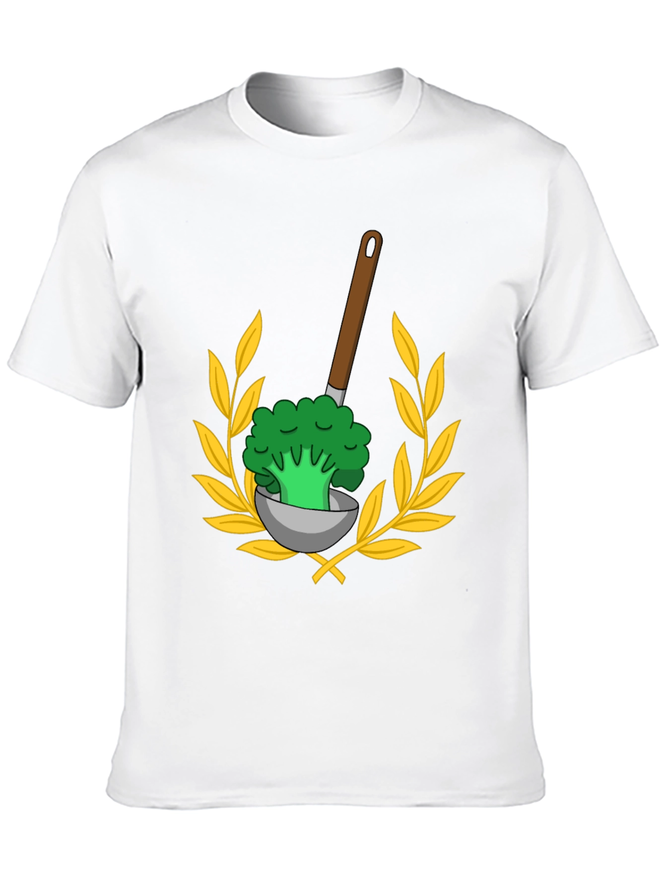 Broccoli Ladle T-Shirt - Whimsical Foodie Tee