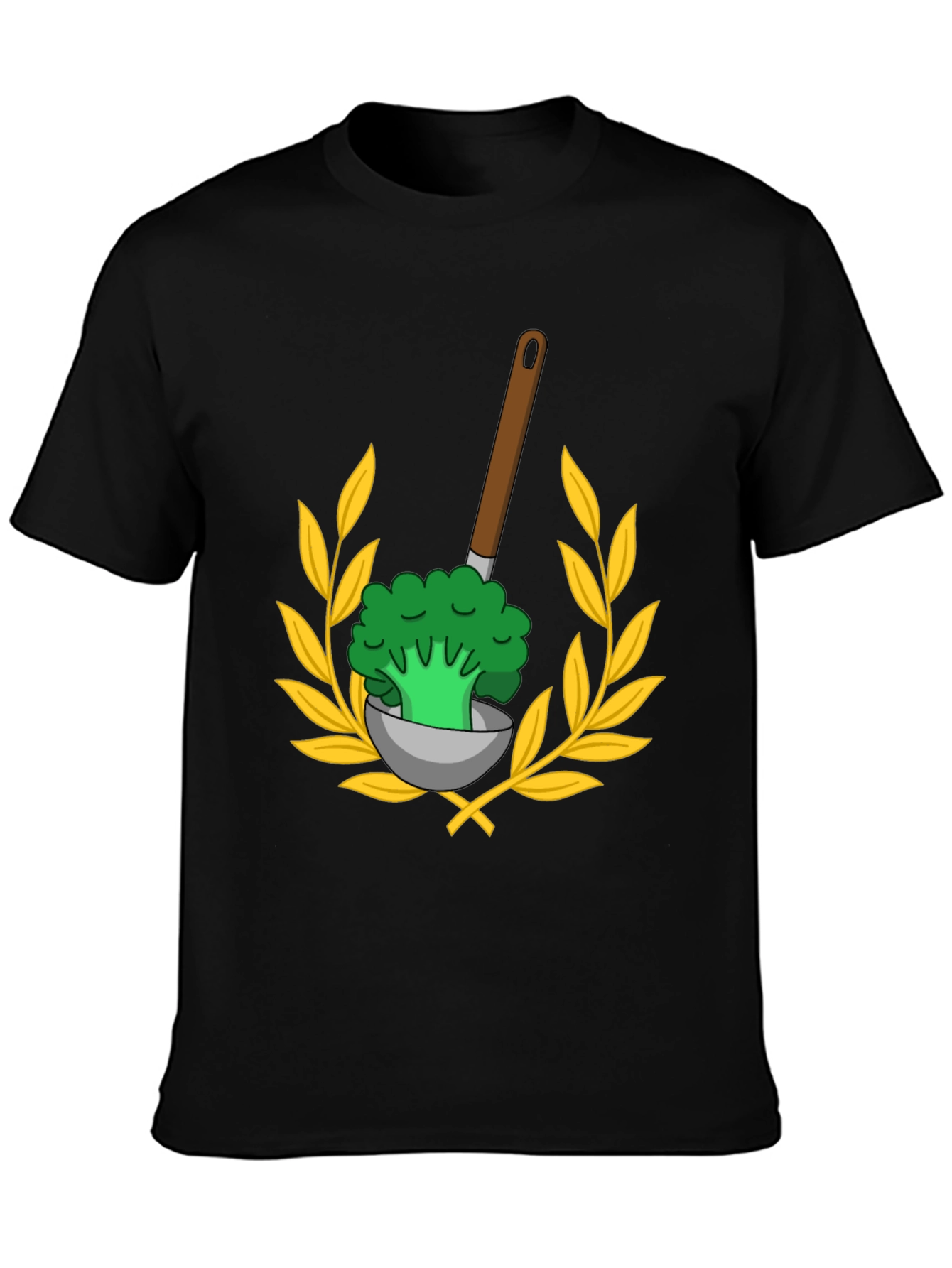 Broccoli Ladle T-Shirt - Whimsical Foodie Tee