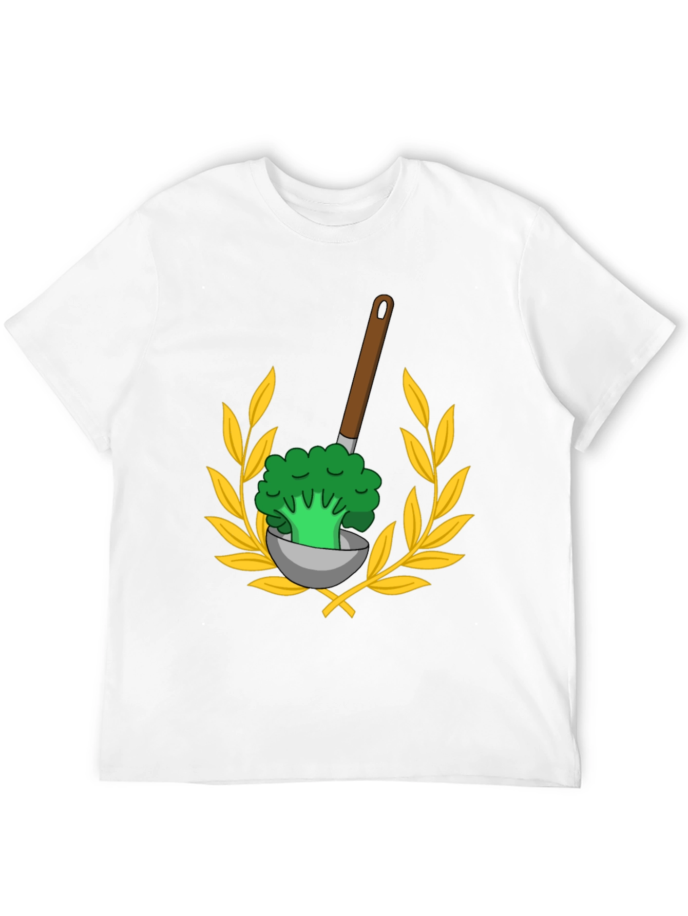 Broccoli Ladle T-Shirt - Whimsical Foodie Tee