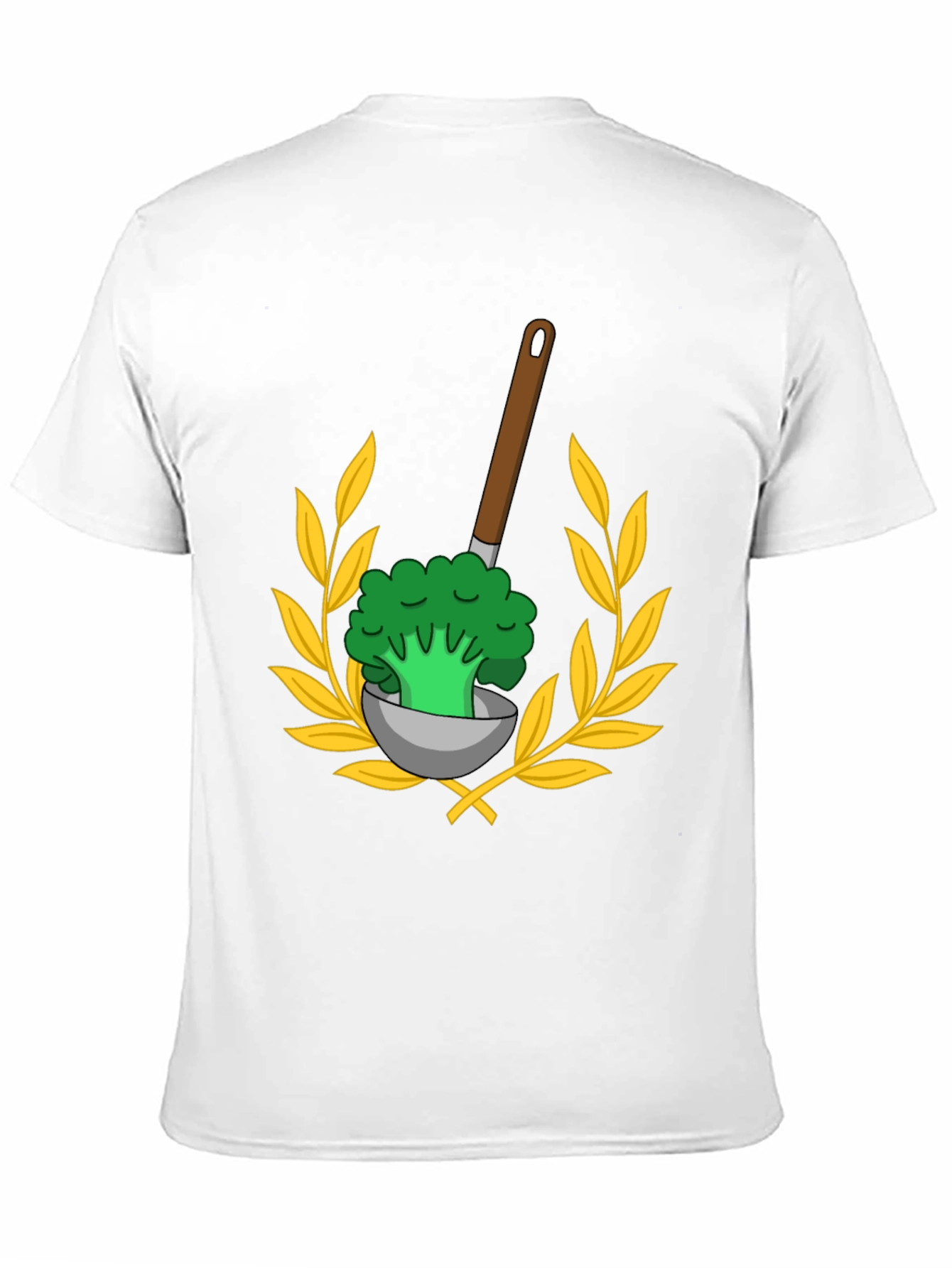 Broccoli Ladle T-Shirt - Whimsical Foodie Tee
