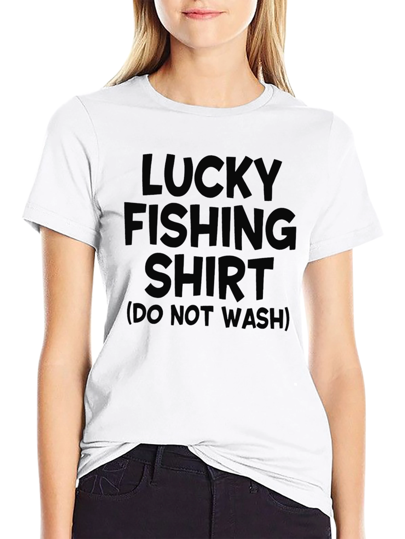 Lucky Fishing Shirt -  Humorous Mens Tee