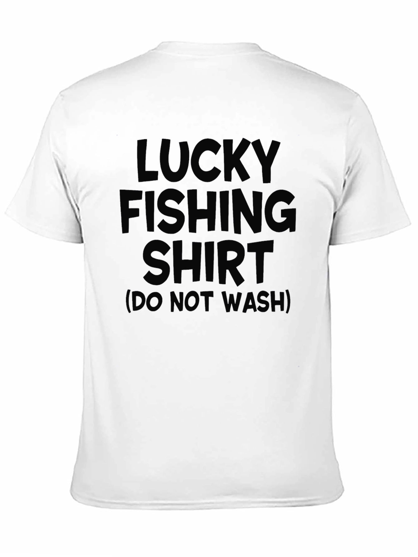 Lucky Fishing Shirt -  Humorous Mens Tee