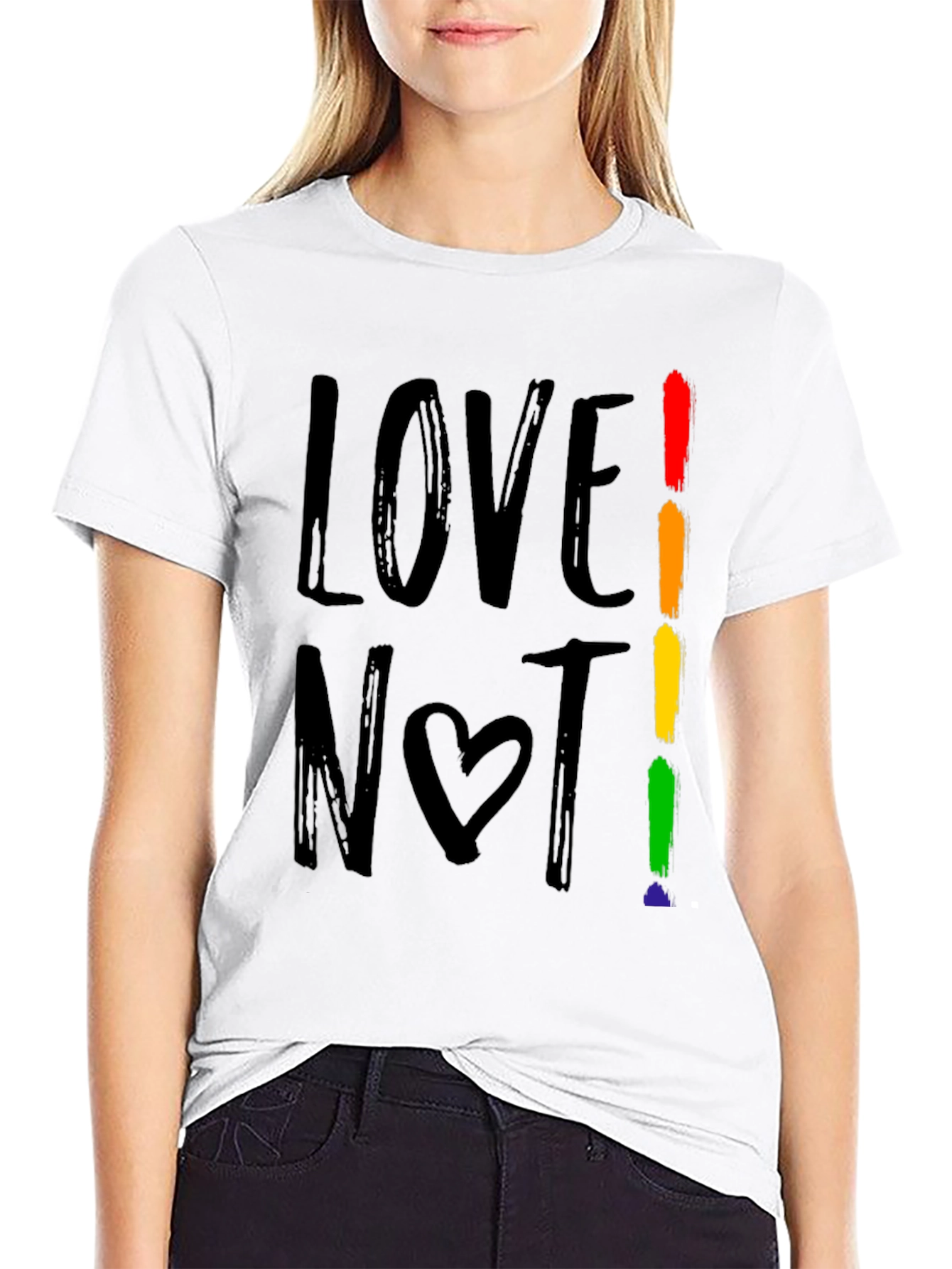 Love Not LGBTQ+ Pride T-Shirt