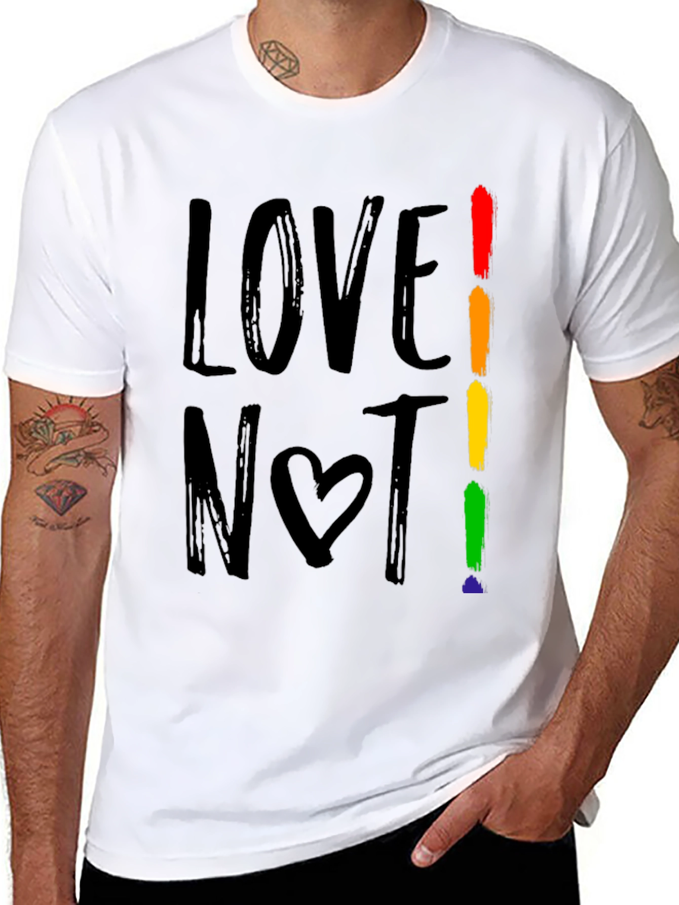 Love Not LGBTQ+ Pride T-Shirt