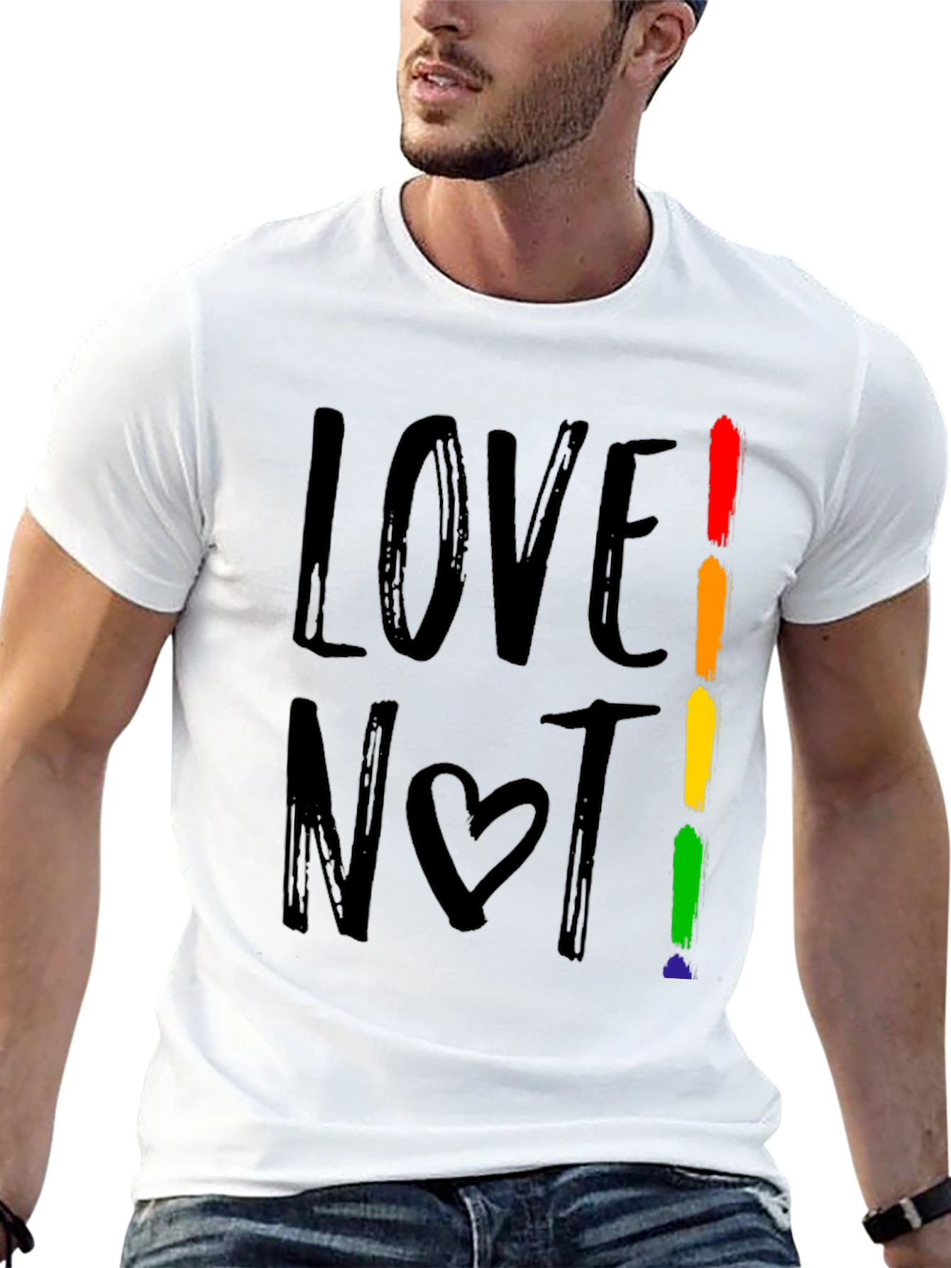 Love Not LGBTQ+ Pride T-Shirt