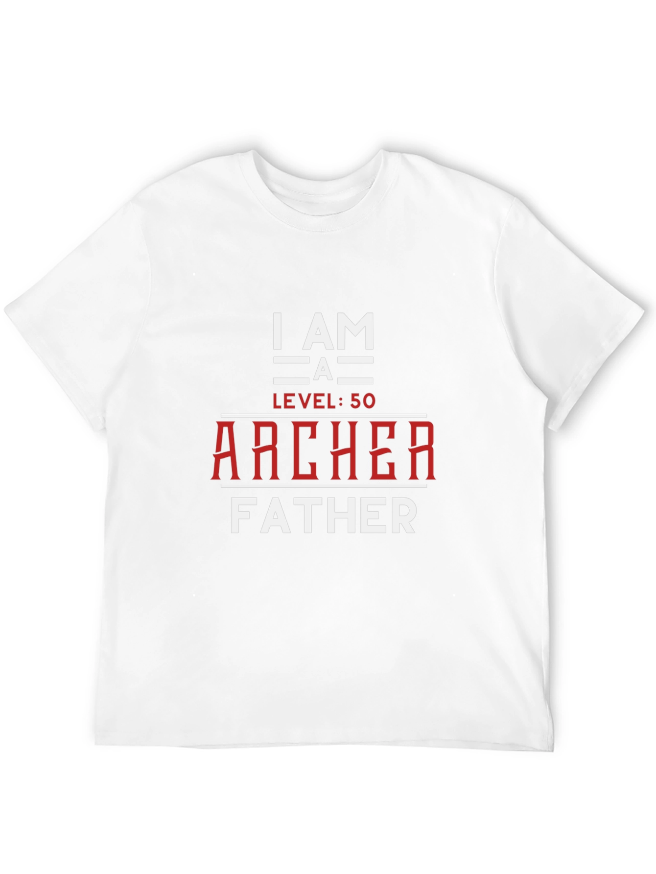 Archer Father Level 50 T-Shirt - Black