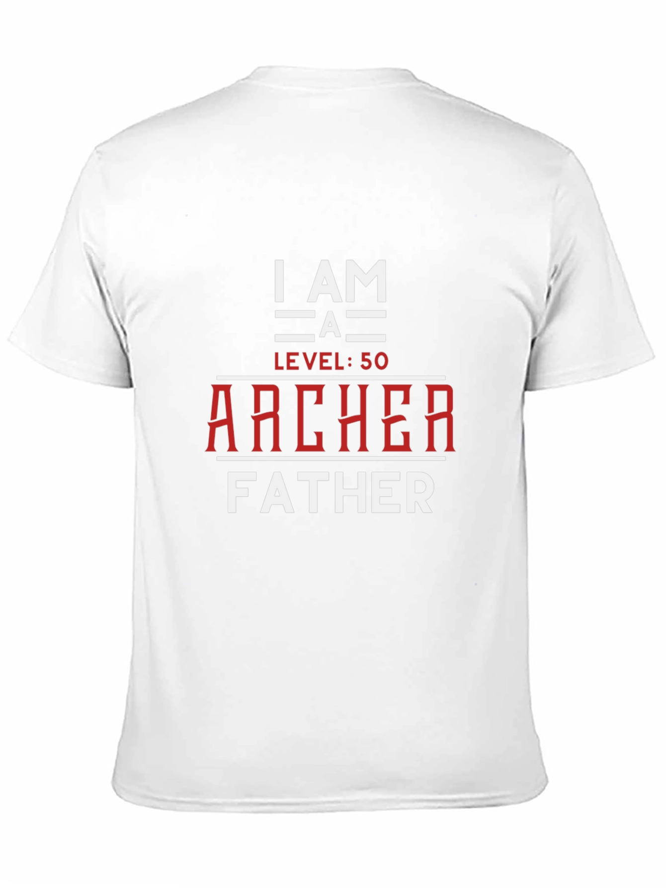 Archer Father Level 50 T-Shirt - Black