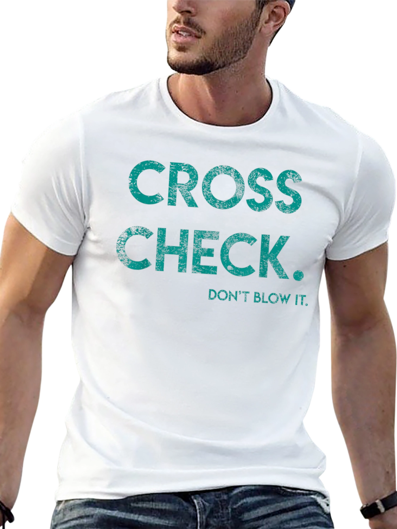 Cross Check Tee - Dont Blow It Graphic T-Shirt