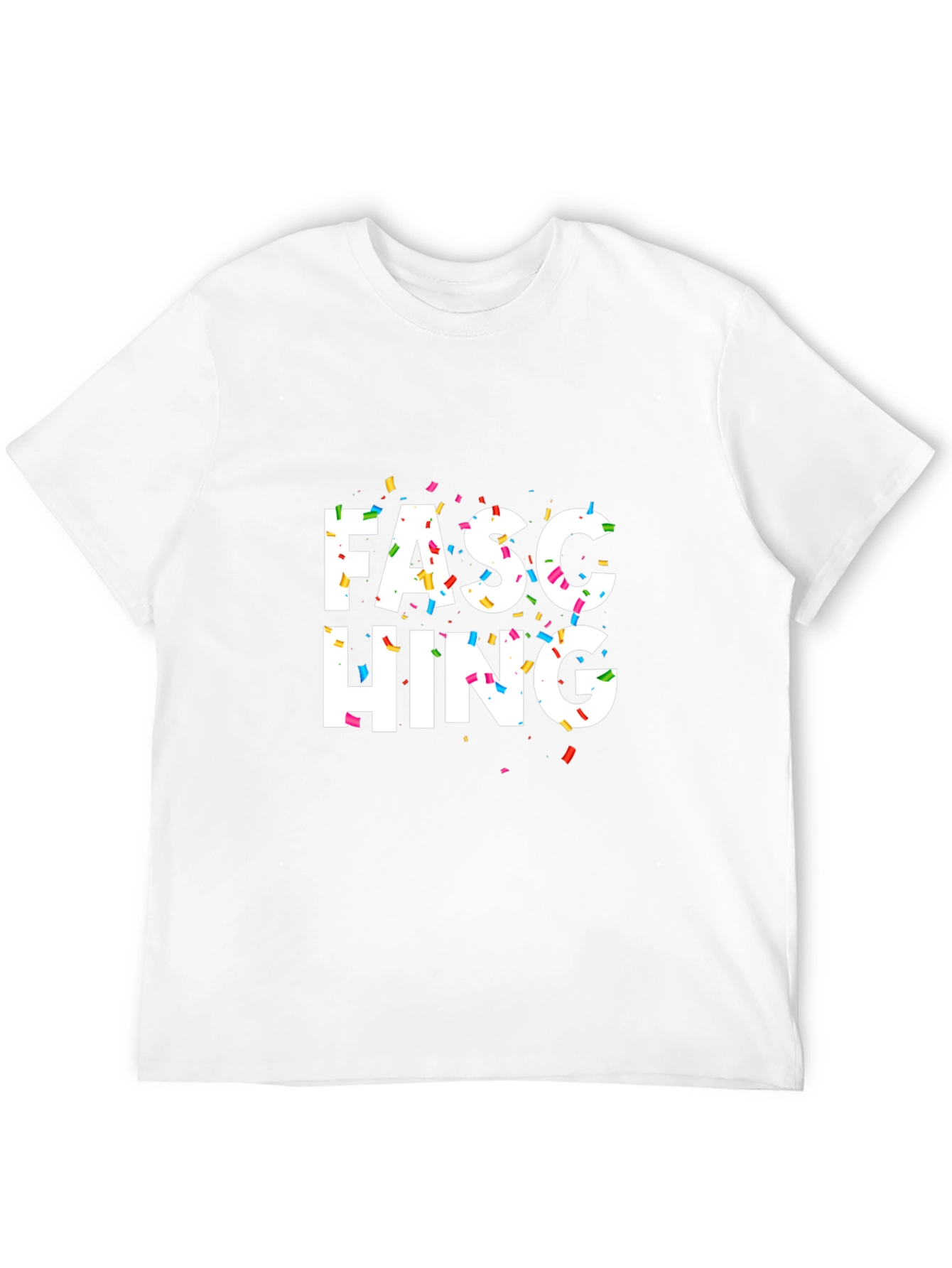 Fasching Confetti Black T-Shirt