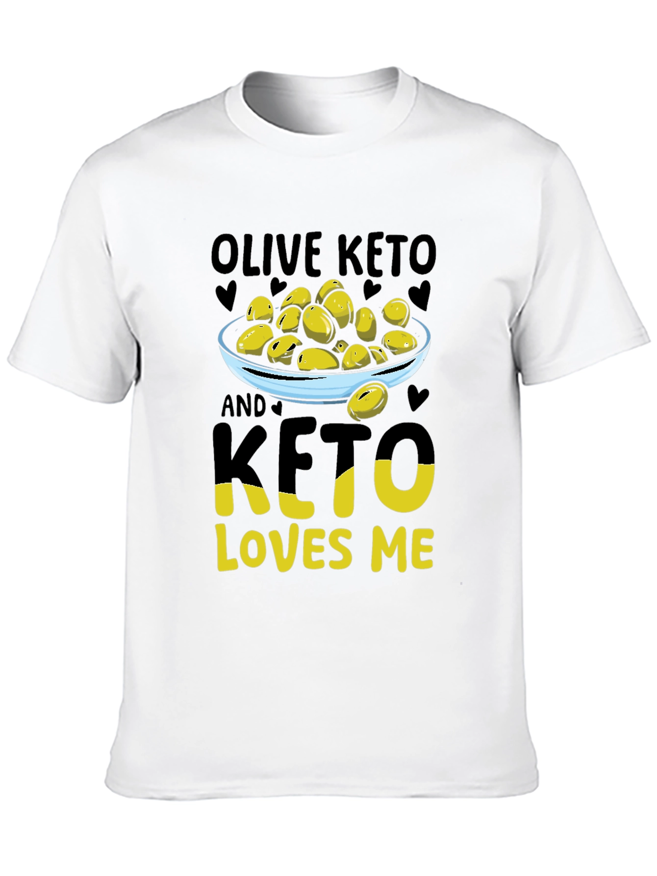 Olive Keto Loves Me Graphic T-Shirt