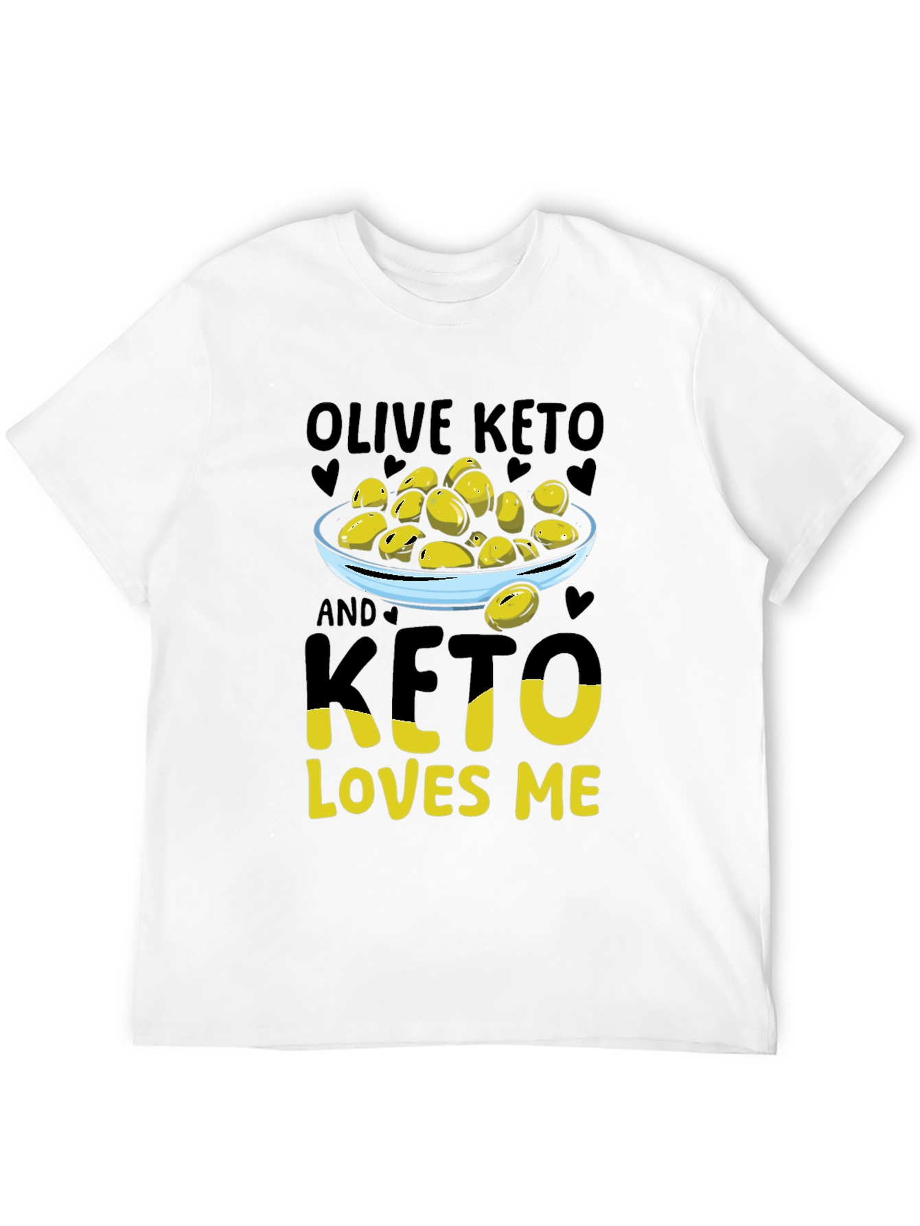 Olive Keto Loves Me Graphic T-Shirt
