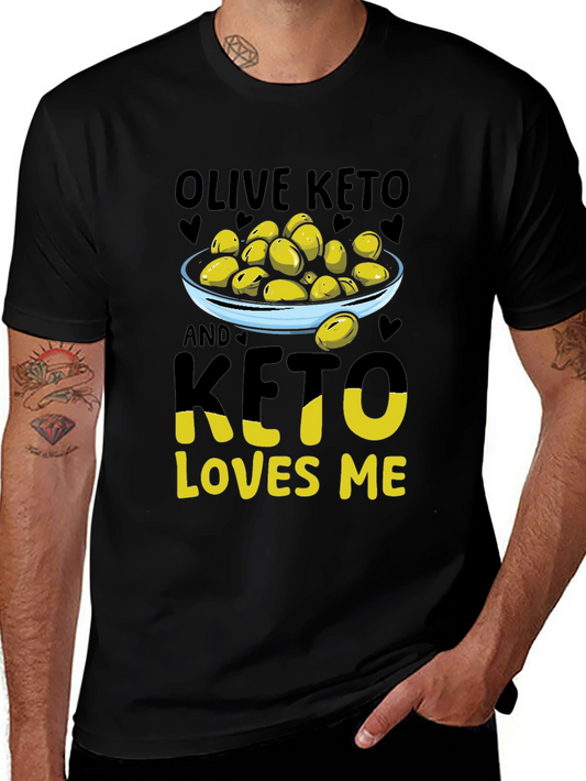 Olive Keto Loves Me Graphic T-Shirt