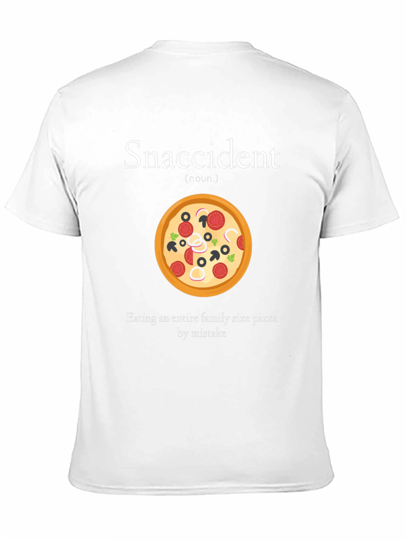 Snaccident Pizza Graphic T-Shirt