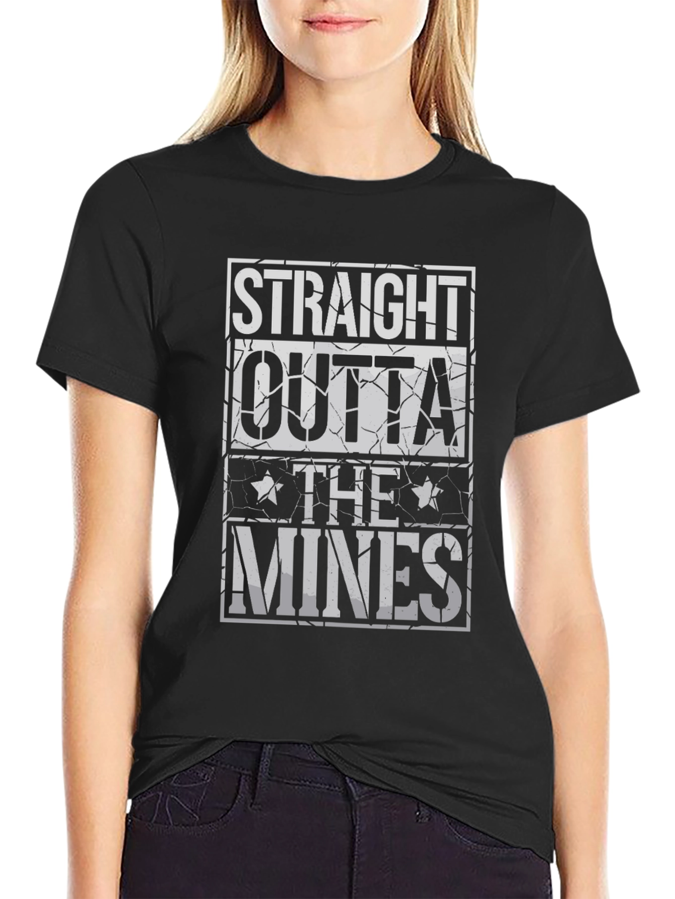 Straight Outta The Mines Graphic T-Shirt