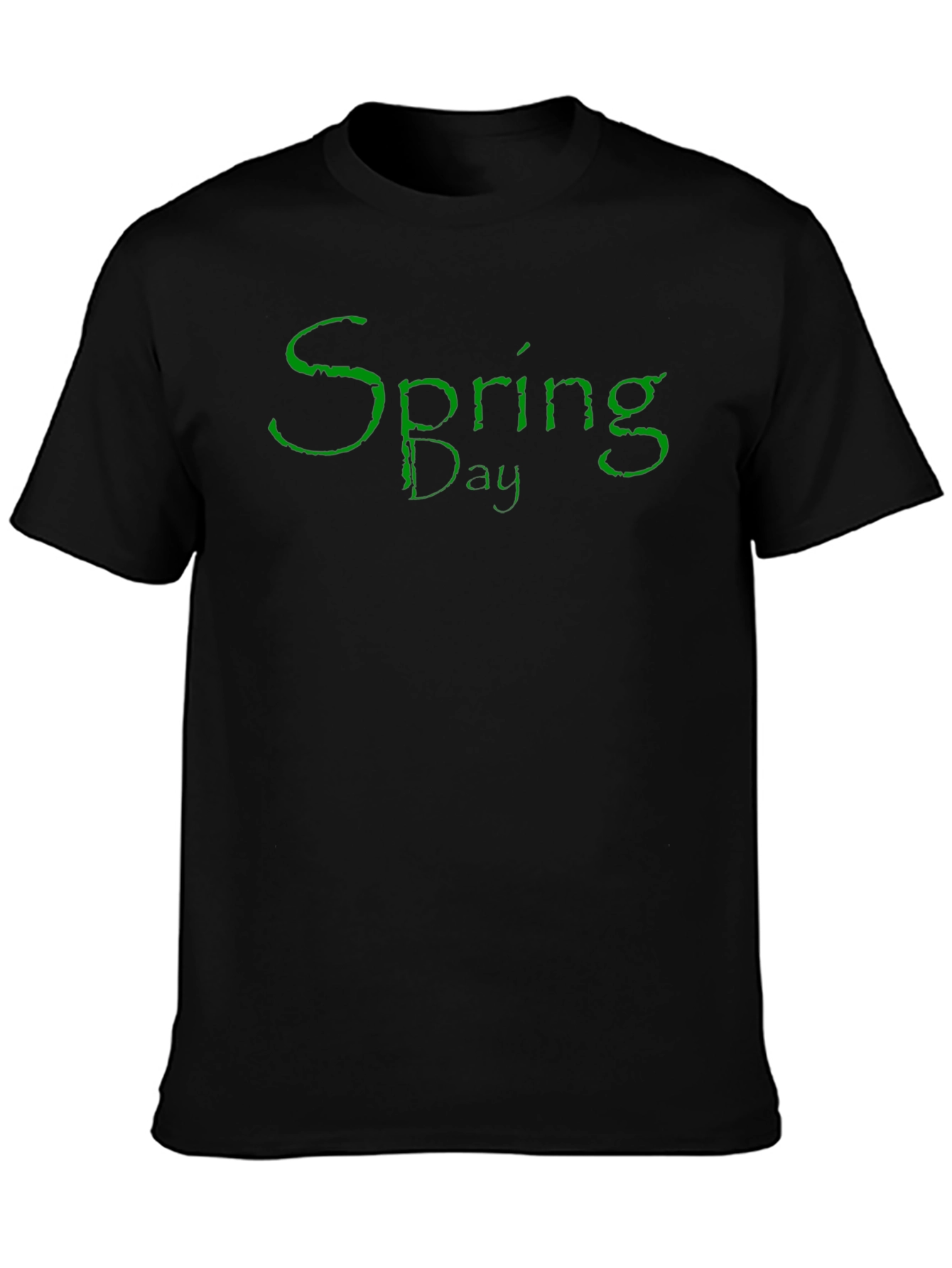 Spring Day Graphic Tee - Black
