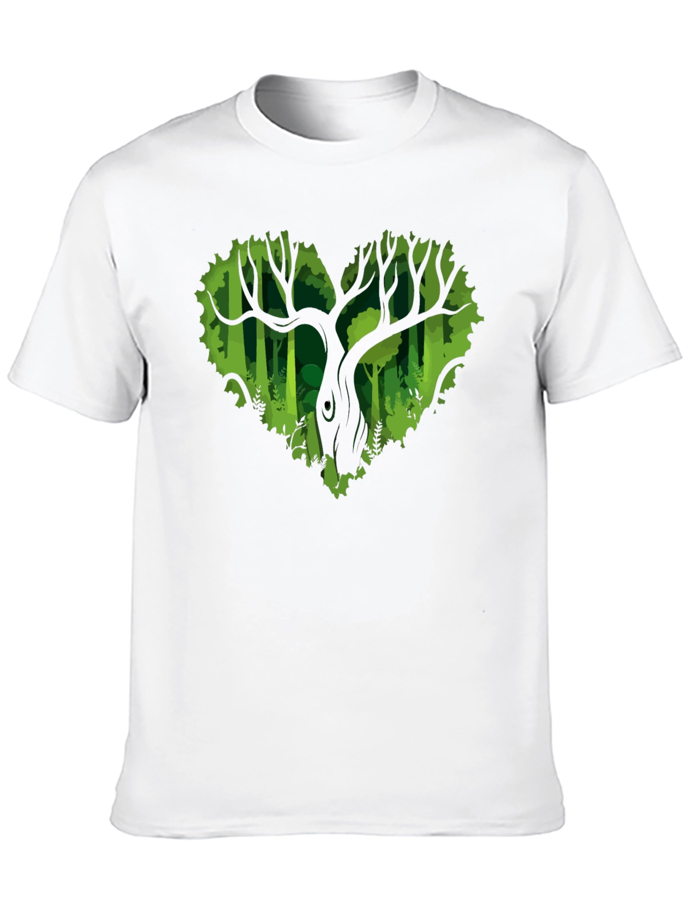 Heart Tree Graphic Tee - Nature Lovers T-Shirt