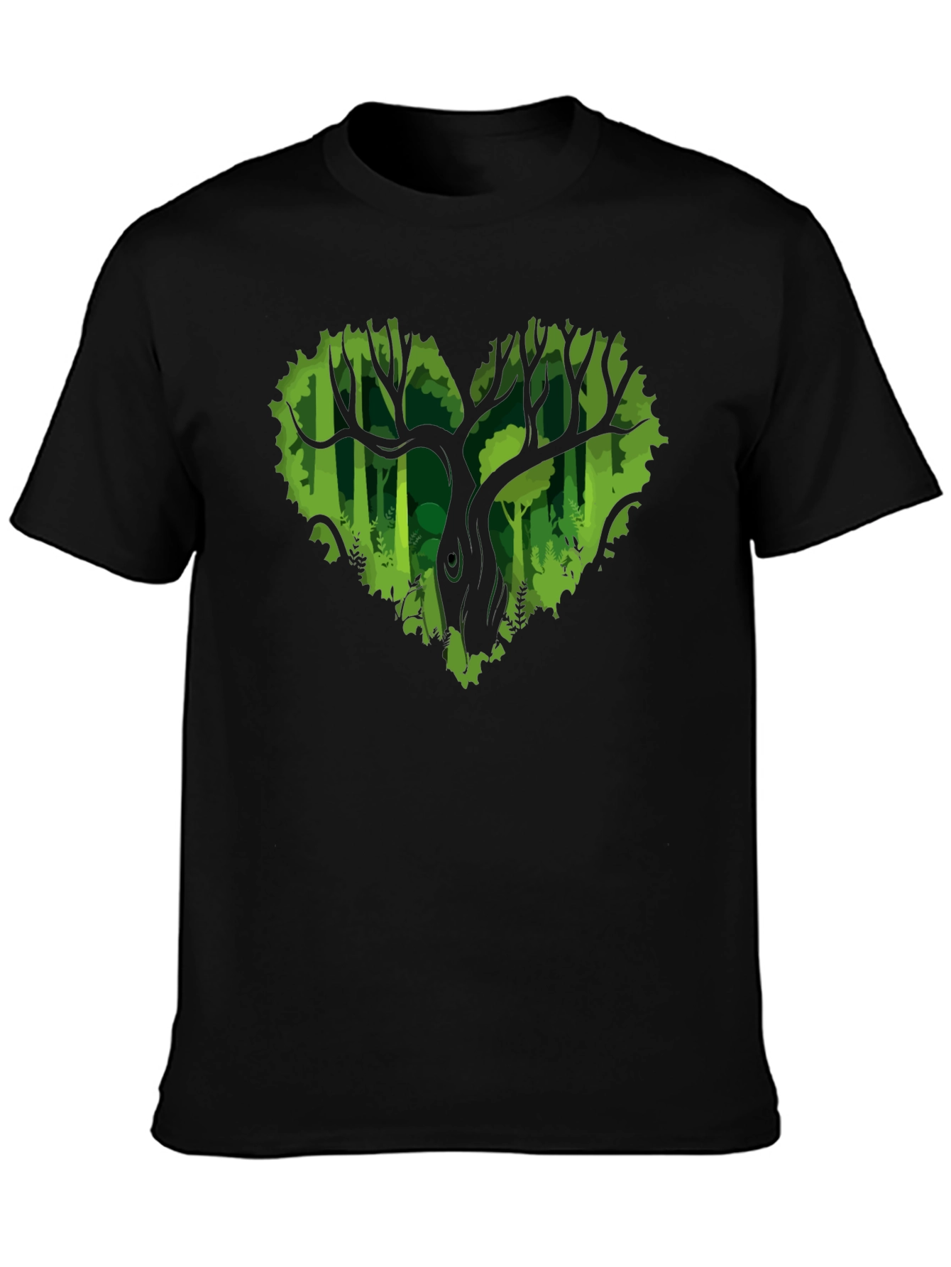 Heart Tree Graphic Tee - Nature Lovers T-Shirt
