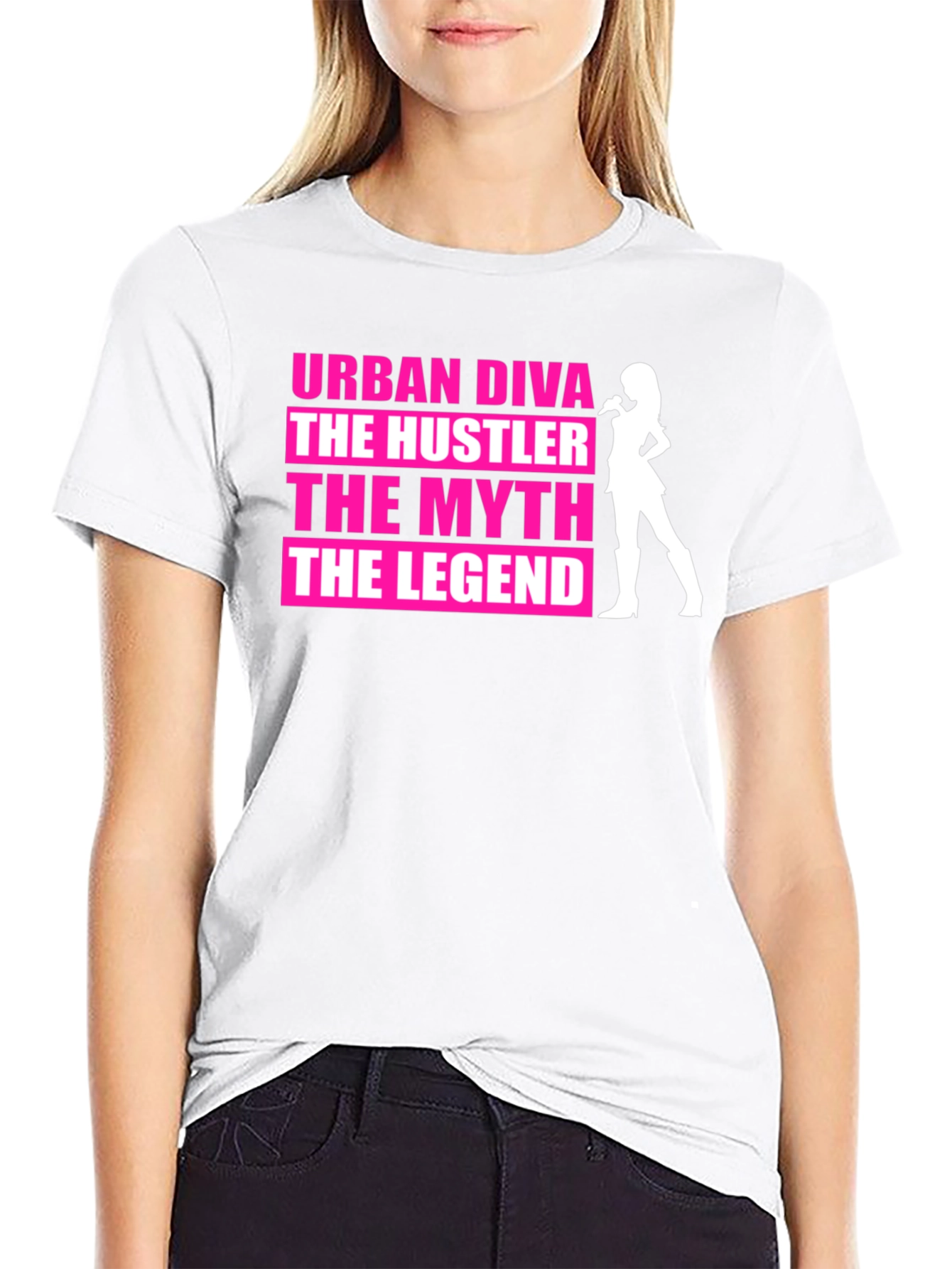 Urban Diva Hustler Legend Graphic T-Shirt