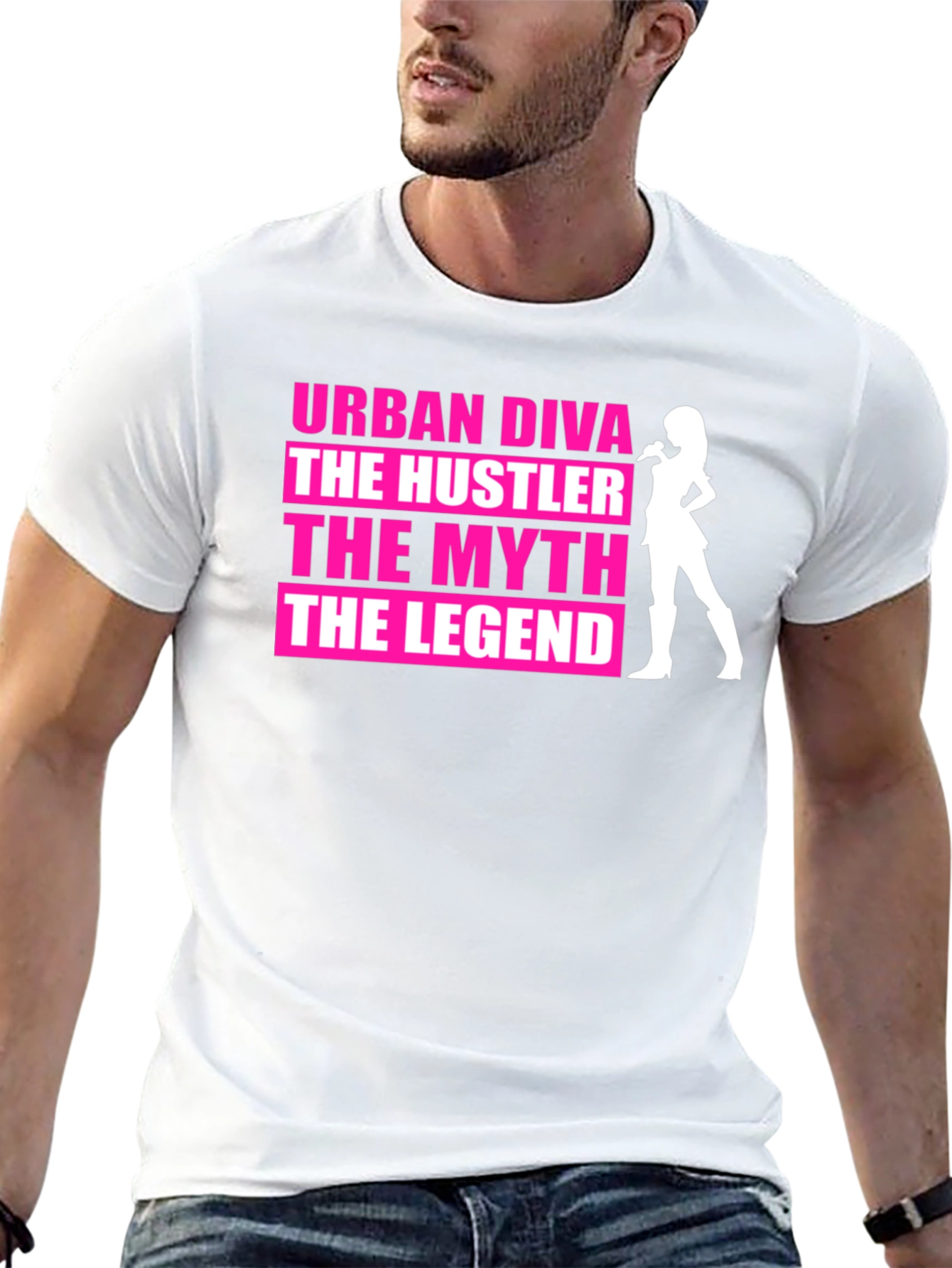Urban Diva Hustler Legend Graphic T-Shirt
