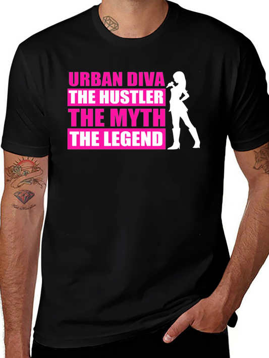 Urban Diva Hustler Legend Graphic T-Shirt