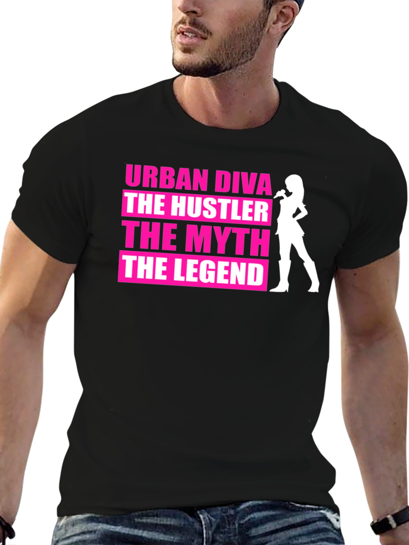 Urban Diva Hustler Legend Graphic T-Shirt