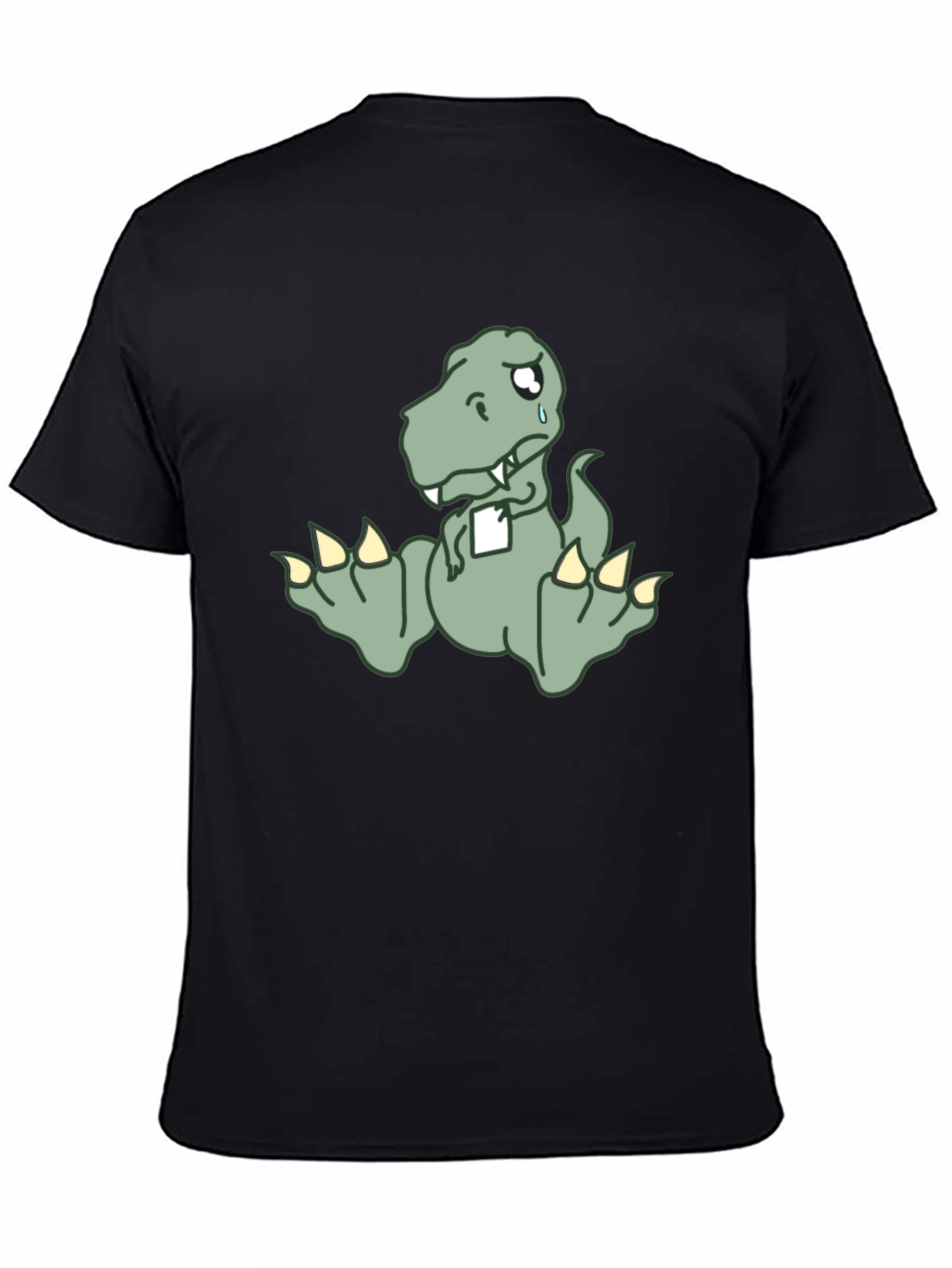 Sad Dino T-Shirt - Funny Cartoon Tee