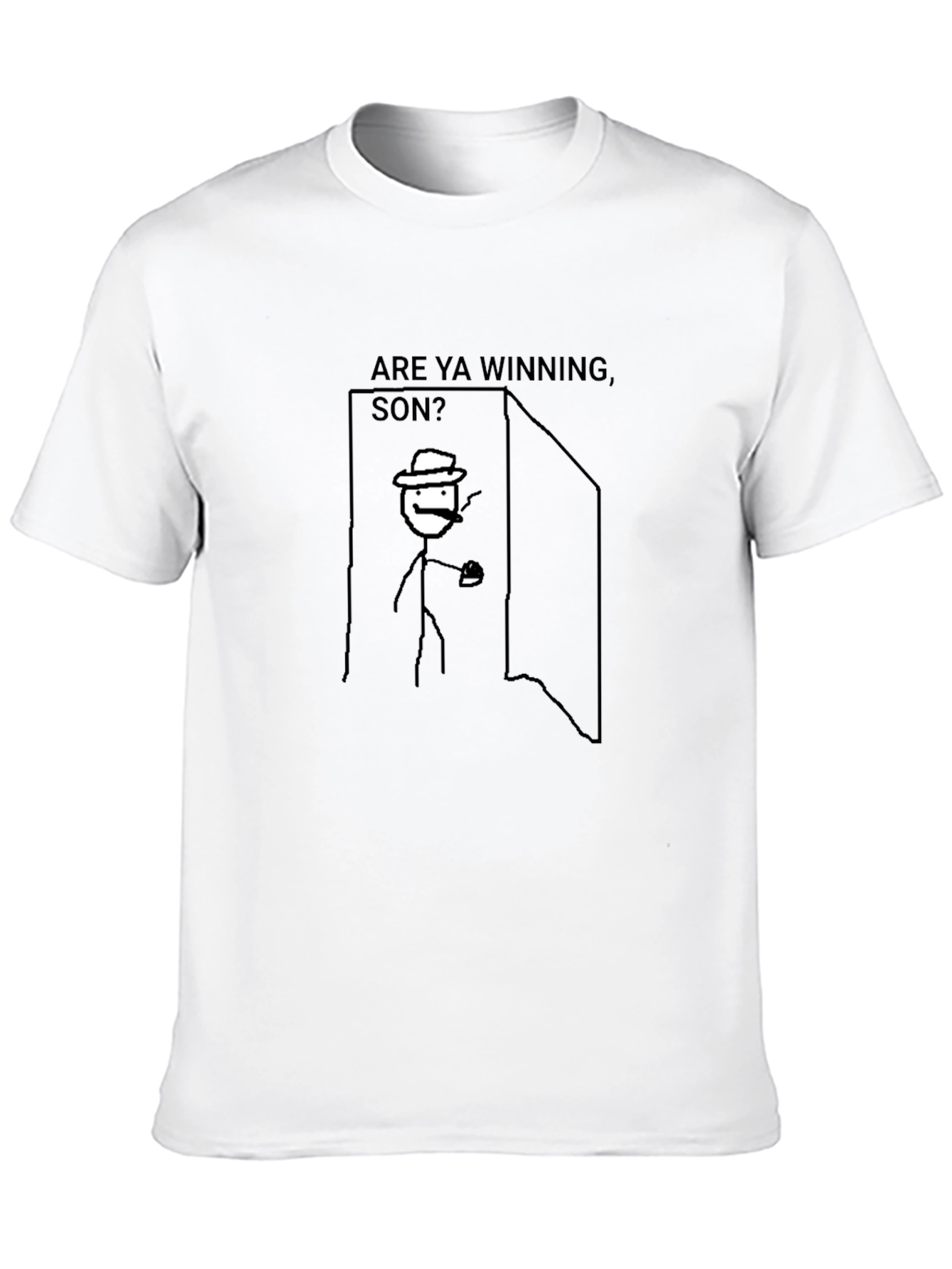 Are Ya Winning Son? Black T-Shirt