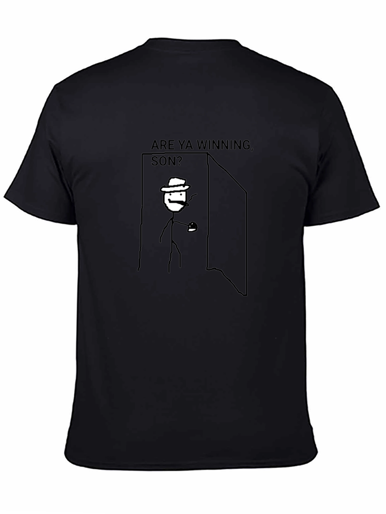 Are Ya Winning Son? Black T-Shirt