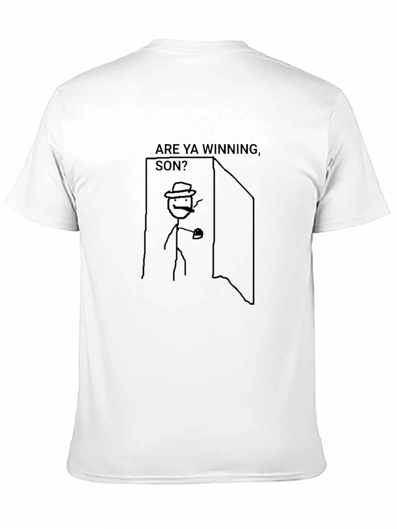 Are Ya Winning Son? Black T-Shirt