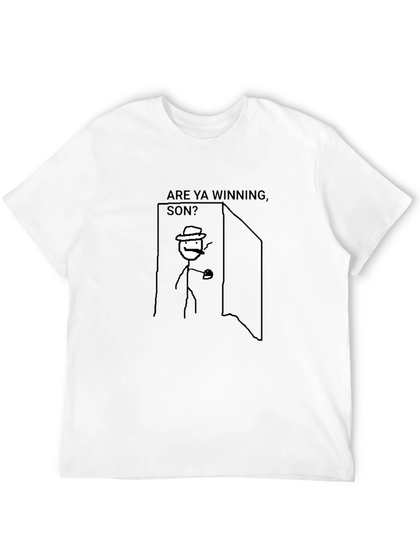 Are Ya Winning Son? Black T-Shirt