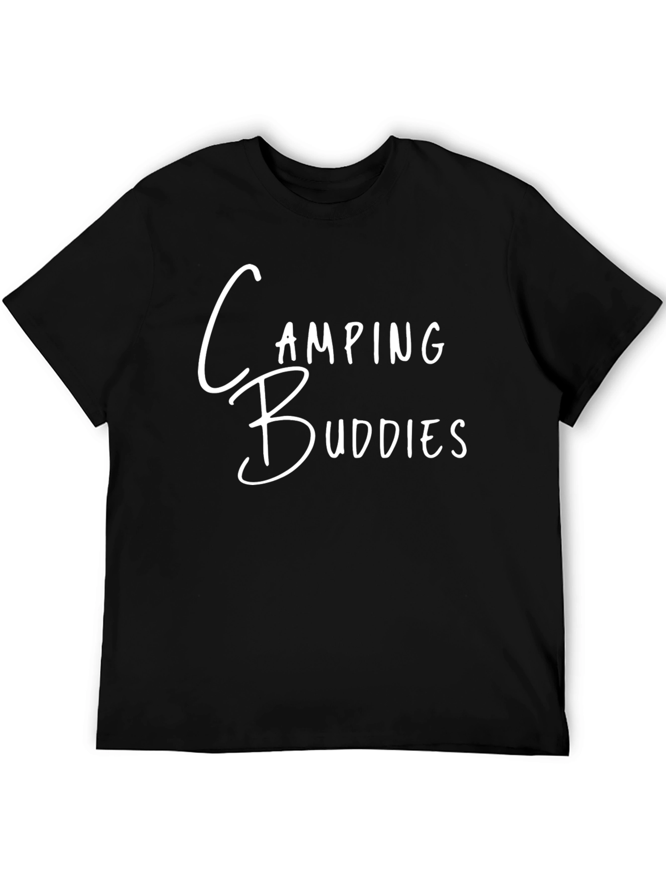 Camping Buddies Black Graphic Tee