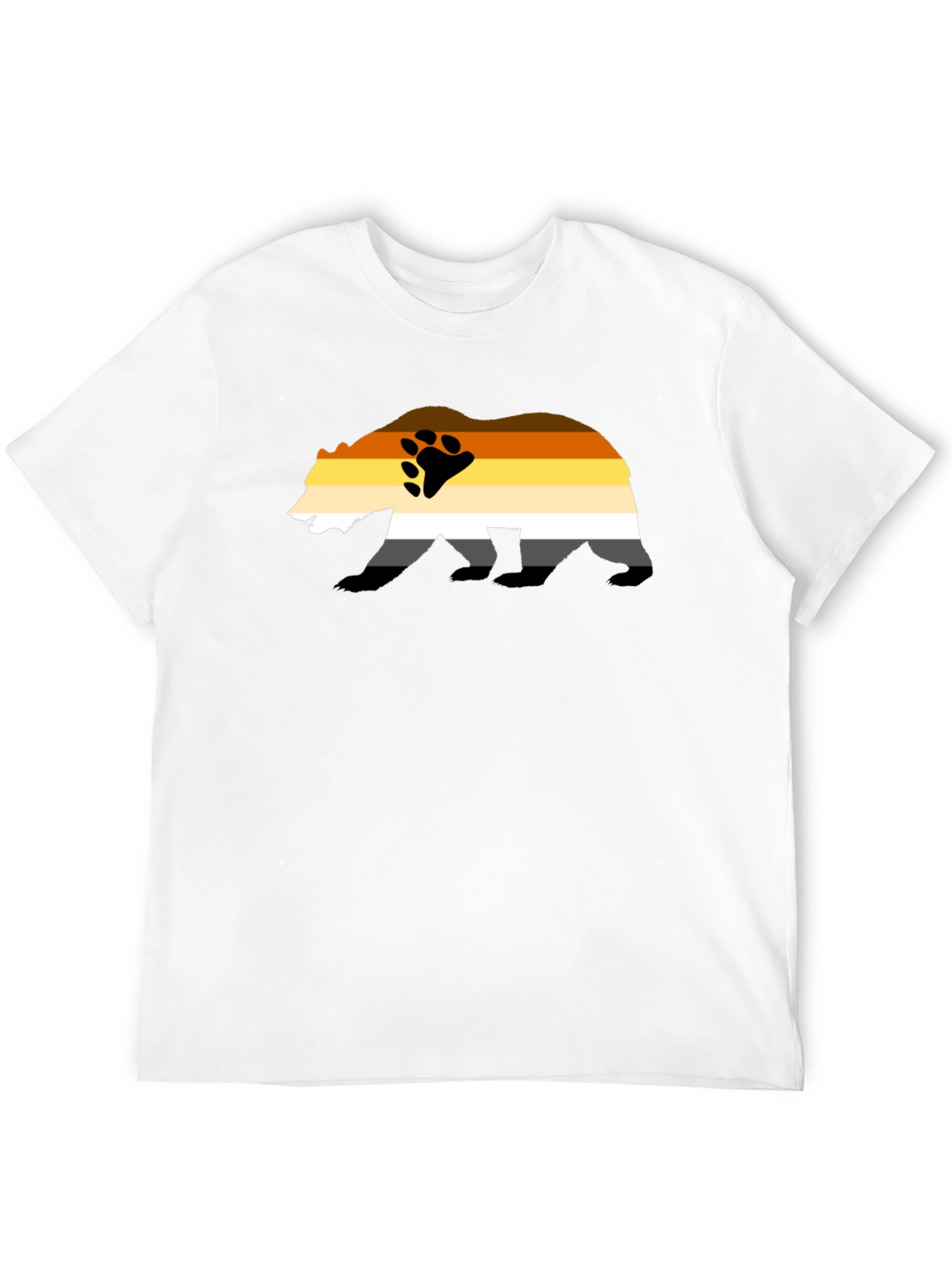 Bear Pride T-Shirt - Black Graphic Print
